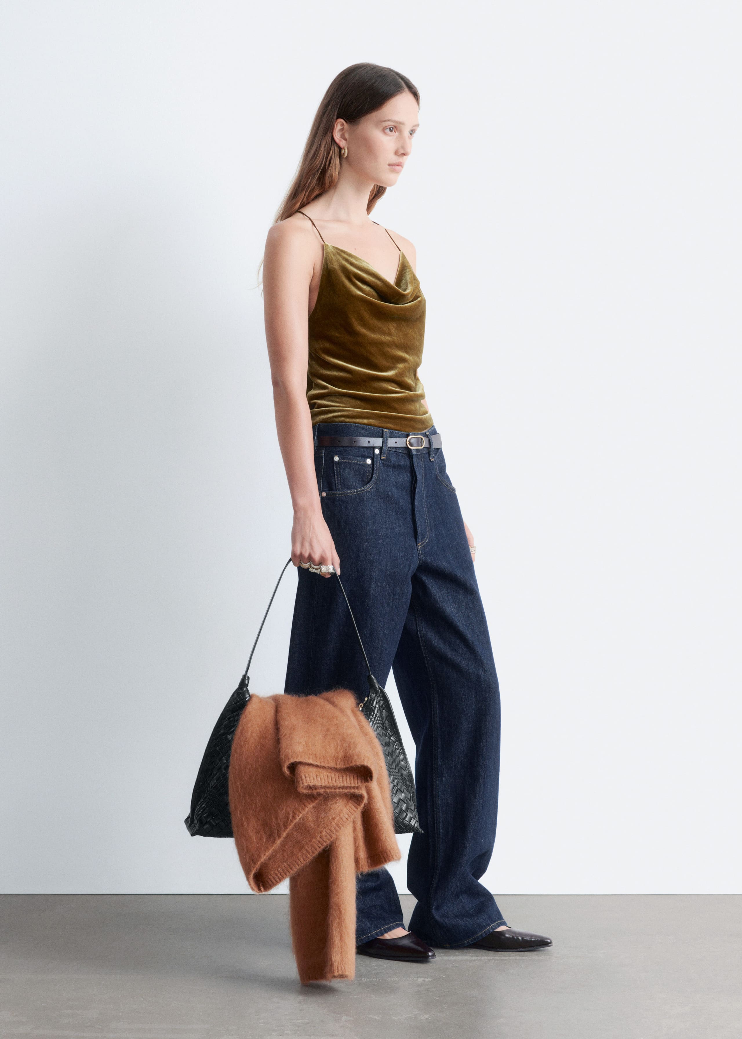 Image of Strappy Velvet Top