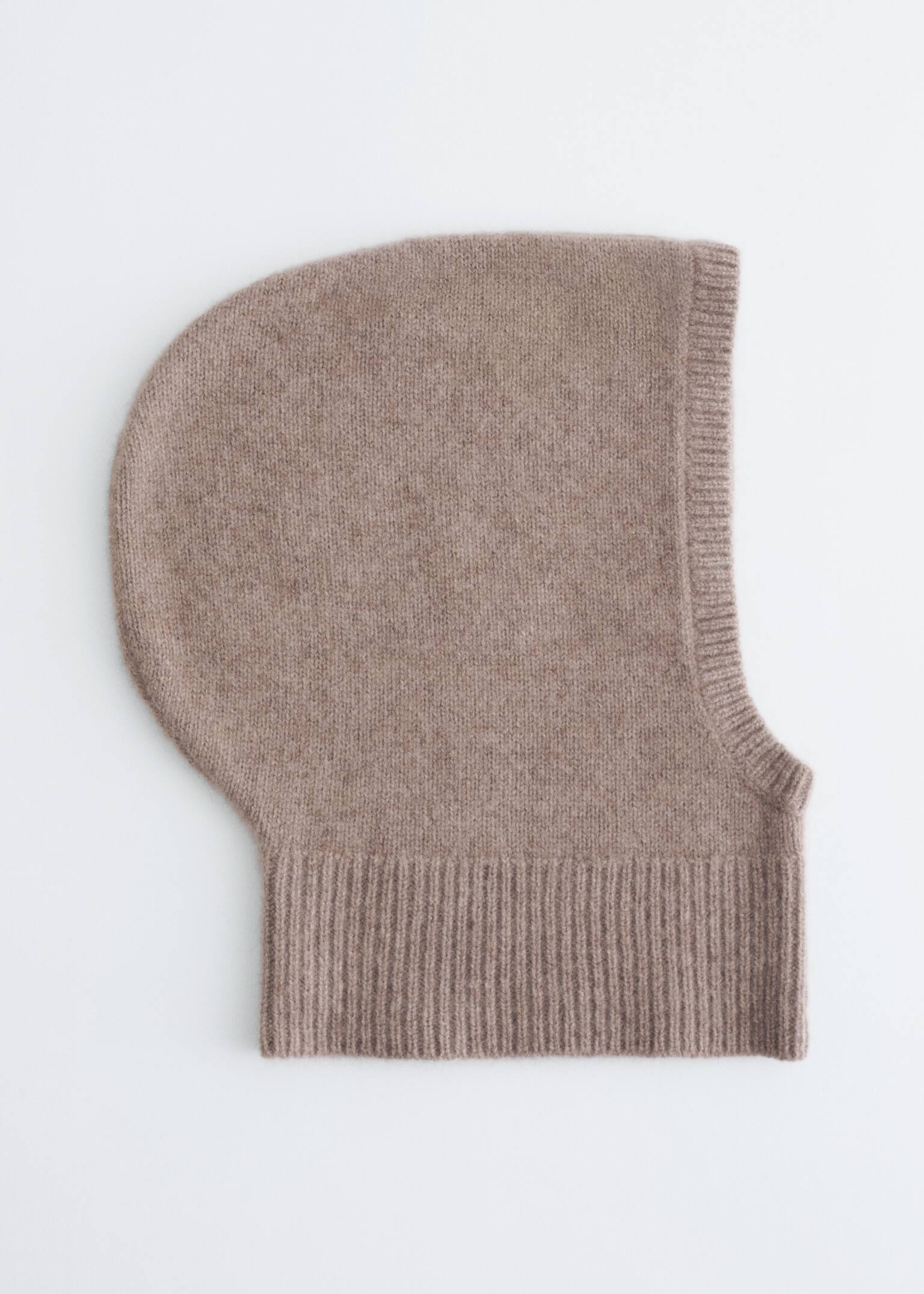 Fitted Cashmere Hood - Mole/Dark Brown/Black - 2