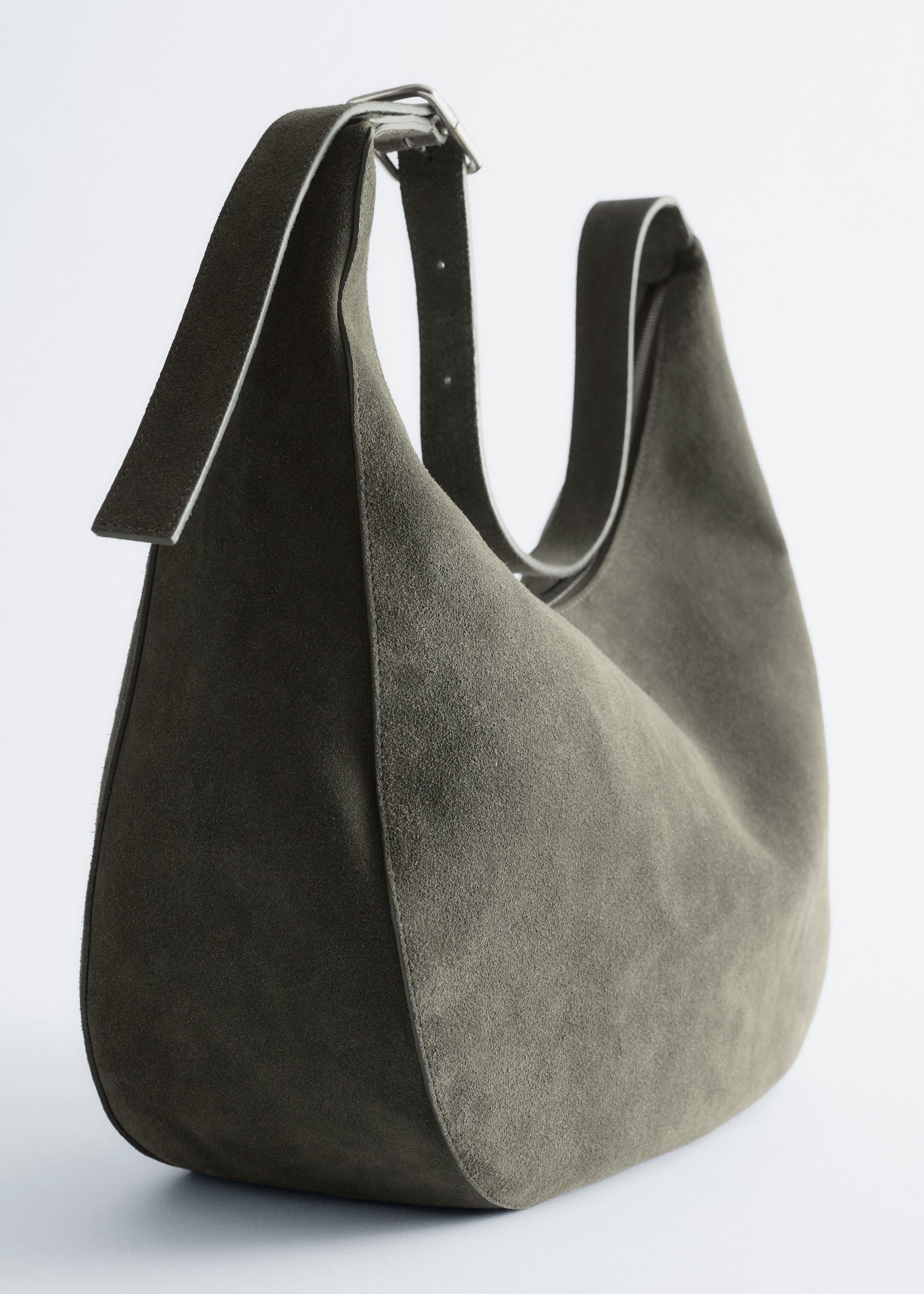 Image of Axelremsväska i mocka