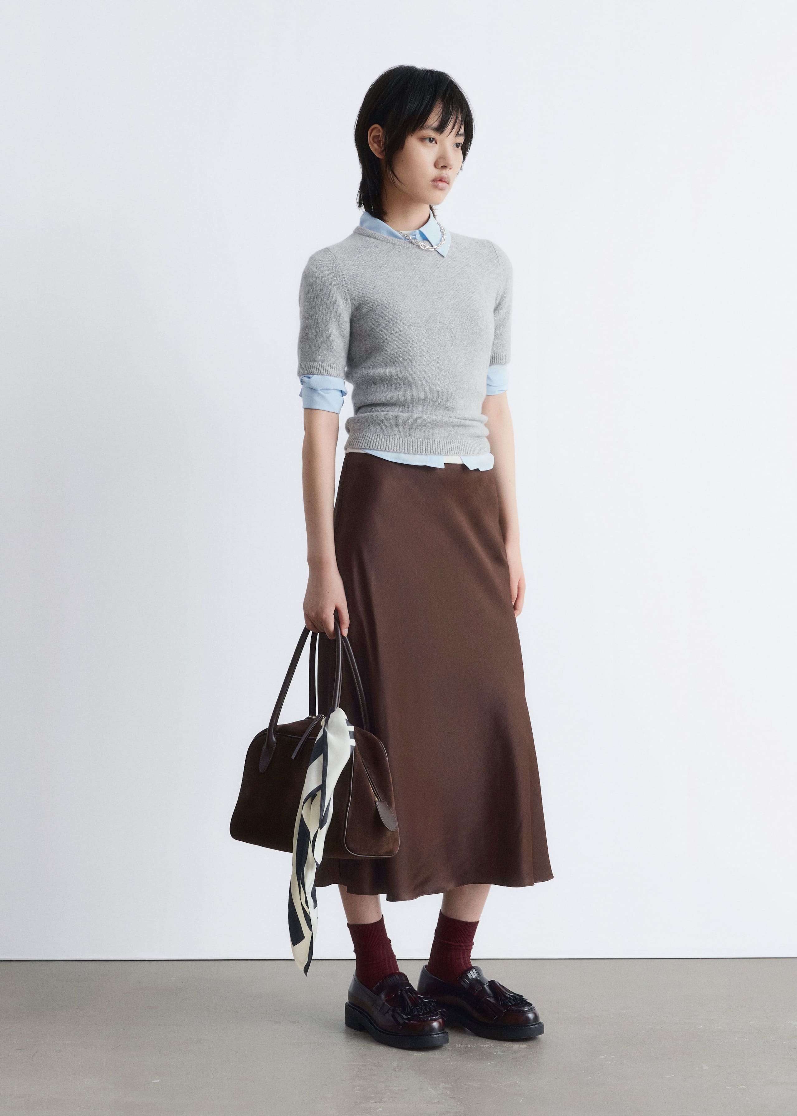 Image of Knitted Cashmere T-shirt