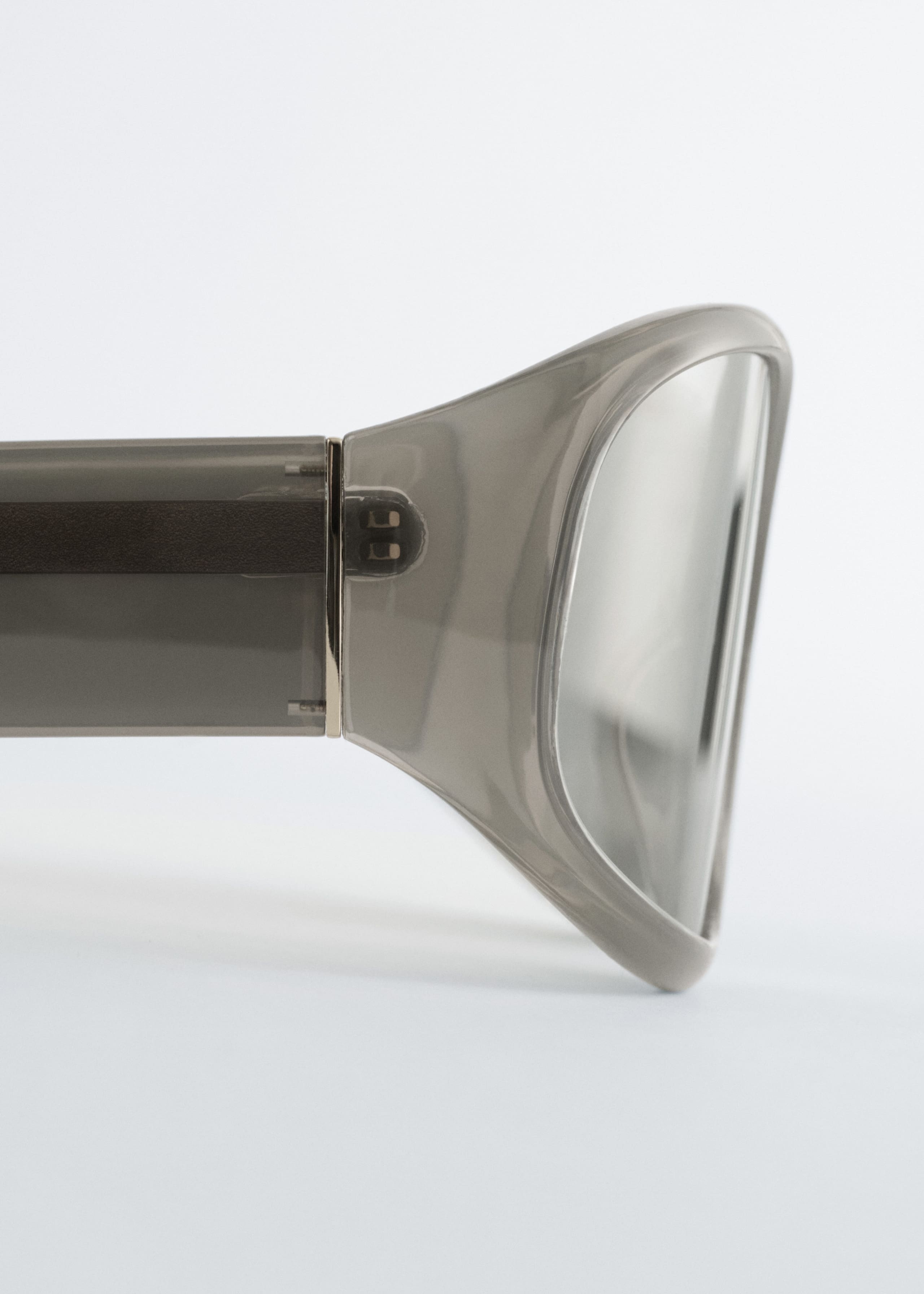 Oversized Oval Frame Sunglasses - Dusty Pink - Still Life