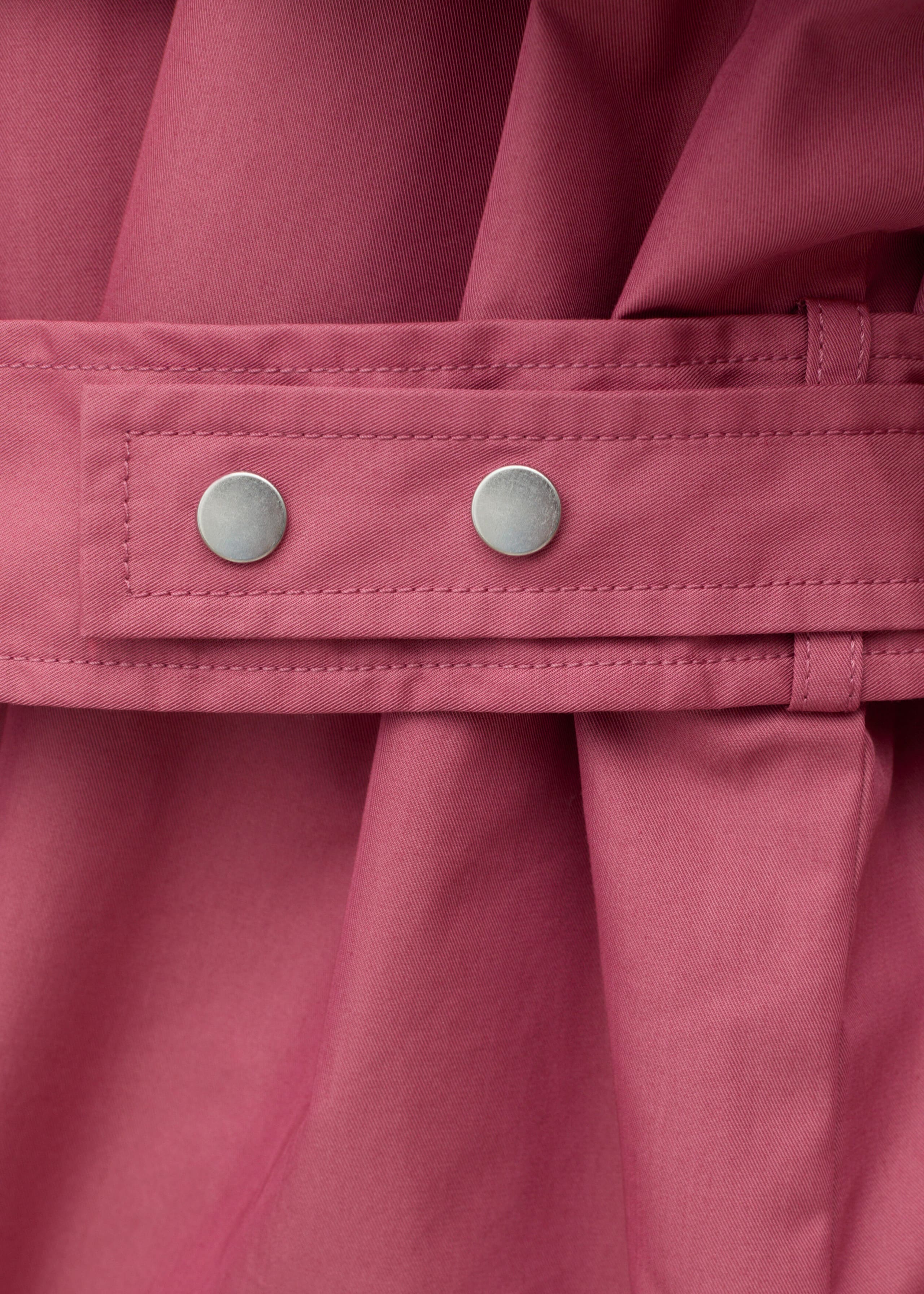 Bold-Shoulder Belted Coat - {{variantName}} - Descriptive Detail