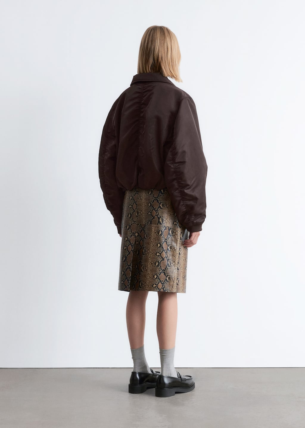 Image of Cropped Bomber Jacket