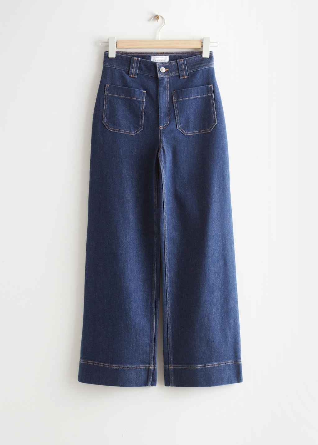 FlaredPatchPocketJeans