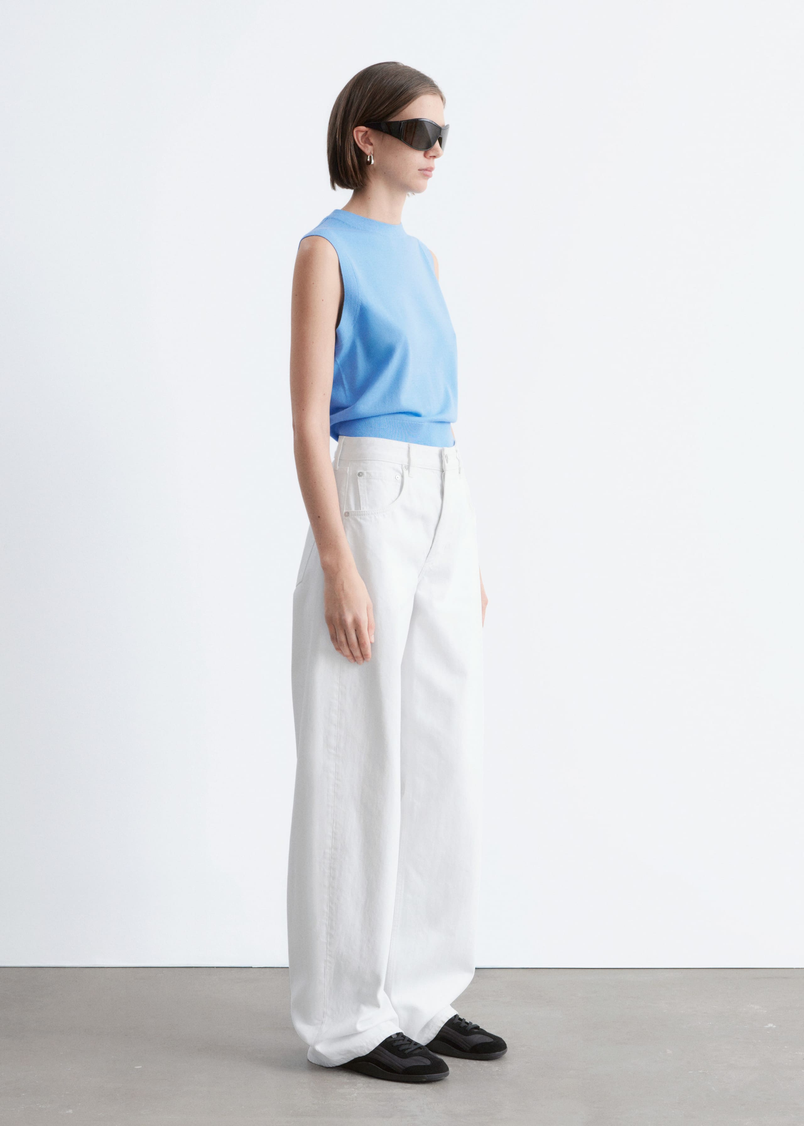 Image of Barrel-Leg Jeans