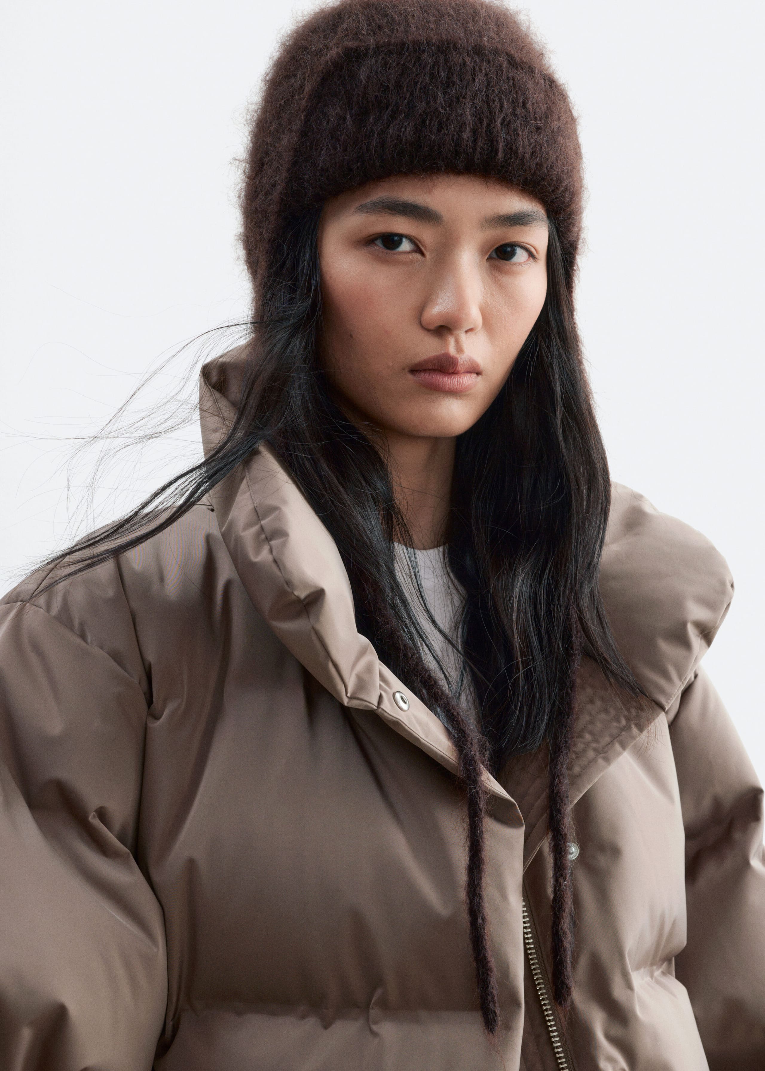 Wool-Mohair Trapper Hat - Dark Brown - Still Life