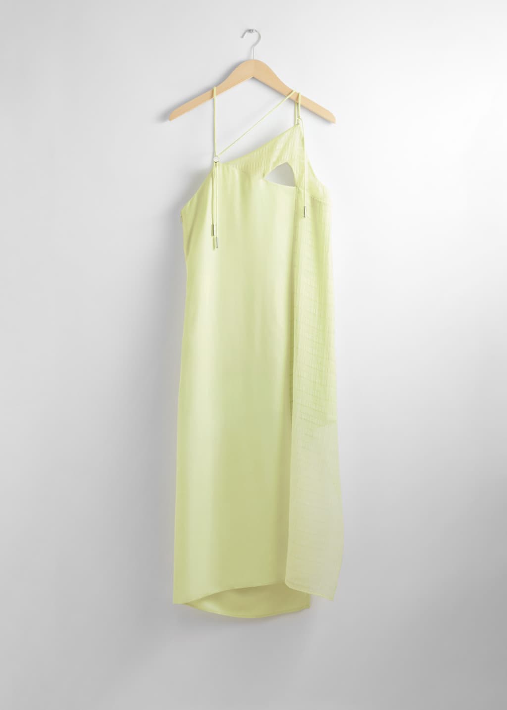 Robe combinaison midi asymétrique - Vert clair - Still Life