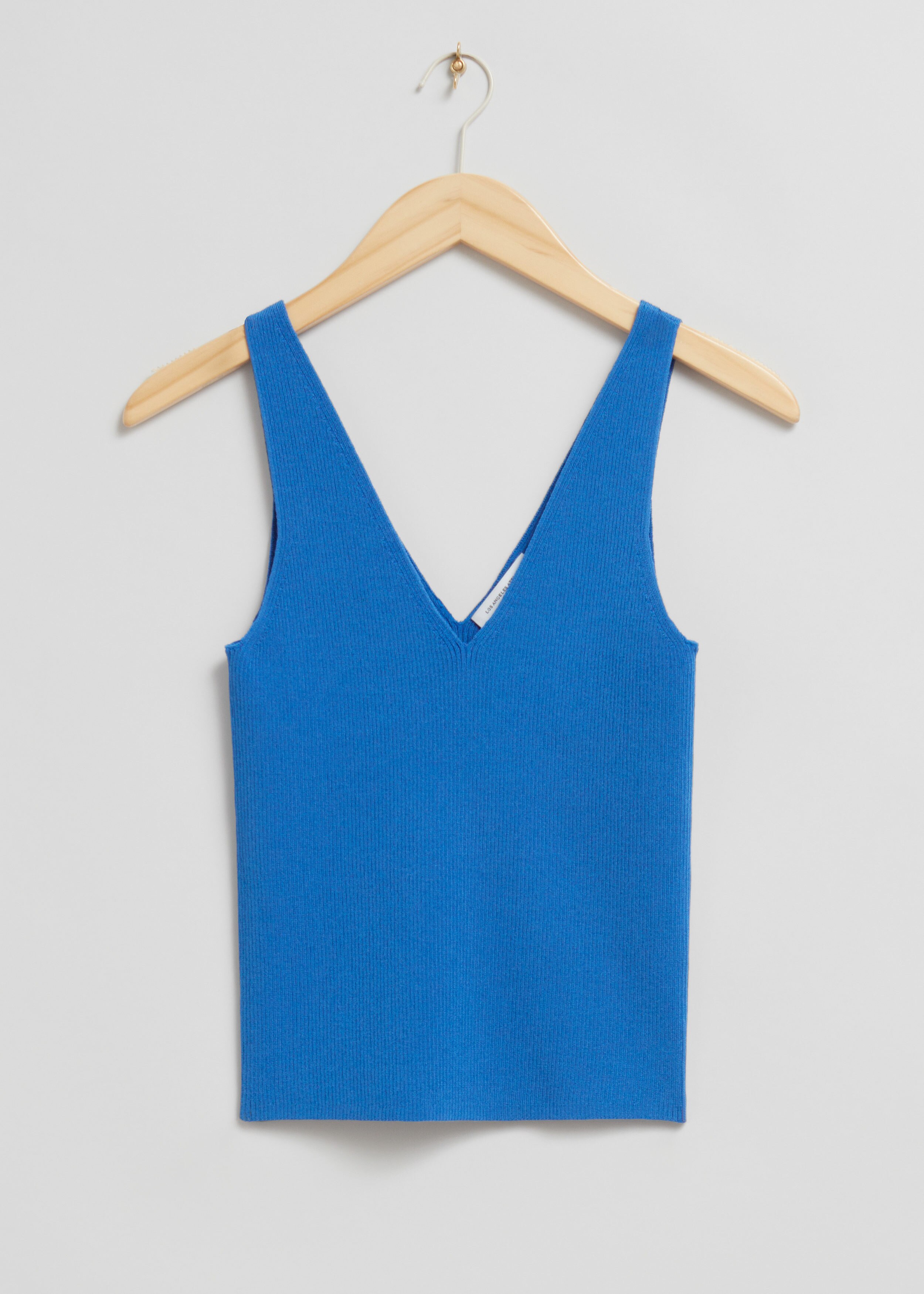 Rib Knit Tank Top - Bright Blue - & Other Stories US