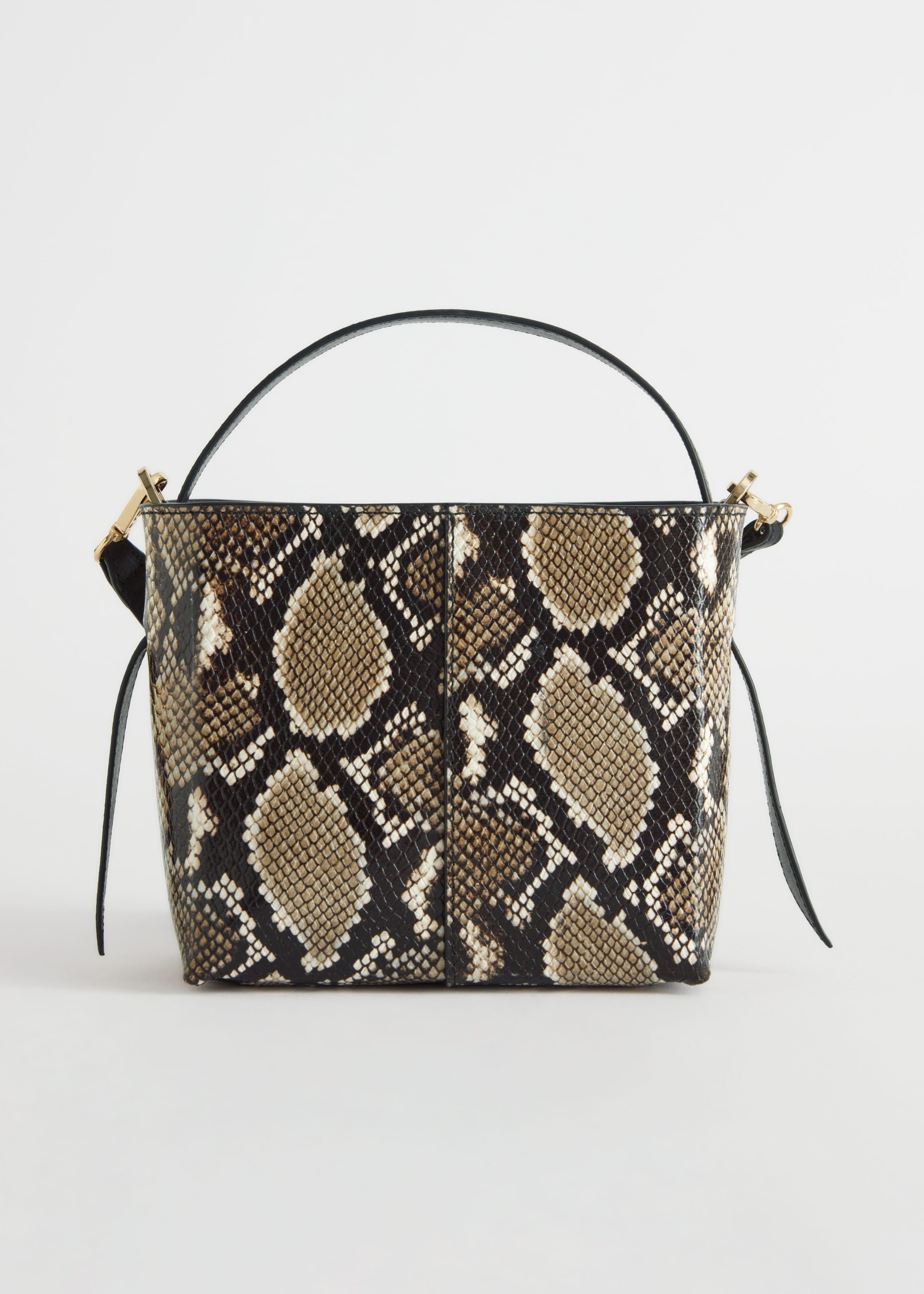 SmallLeatherBucketBag - Rose - Natura morta