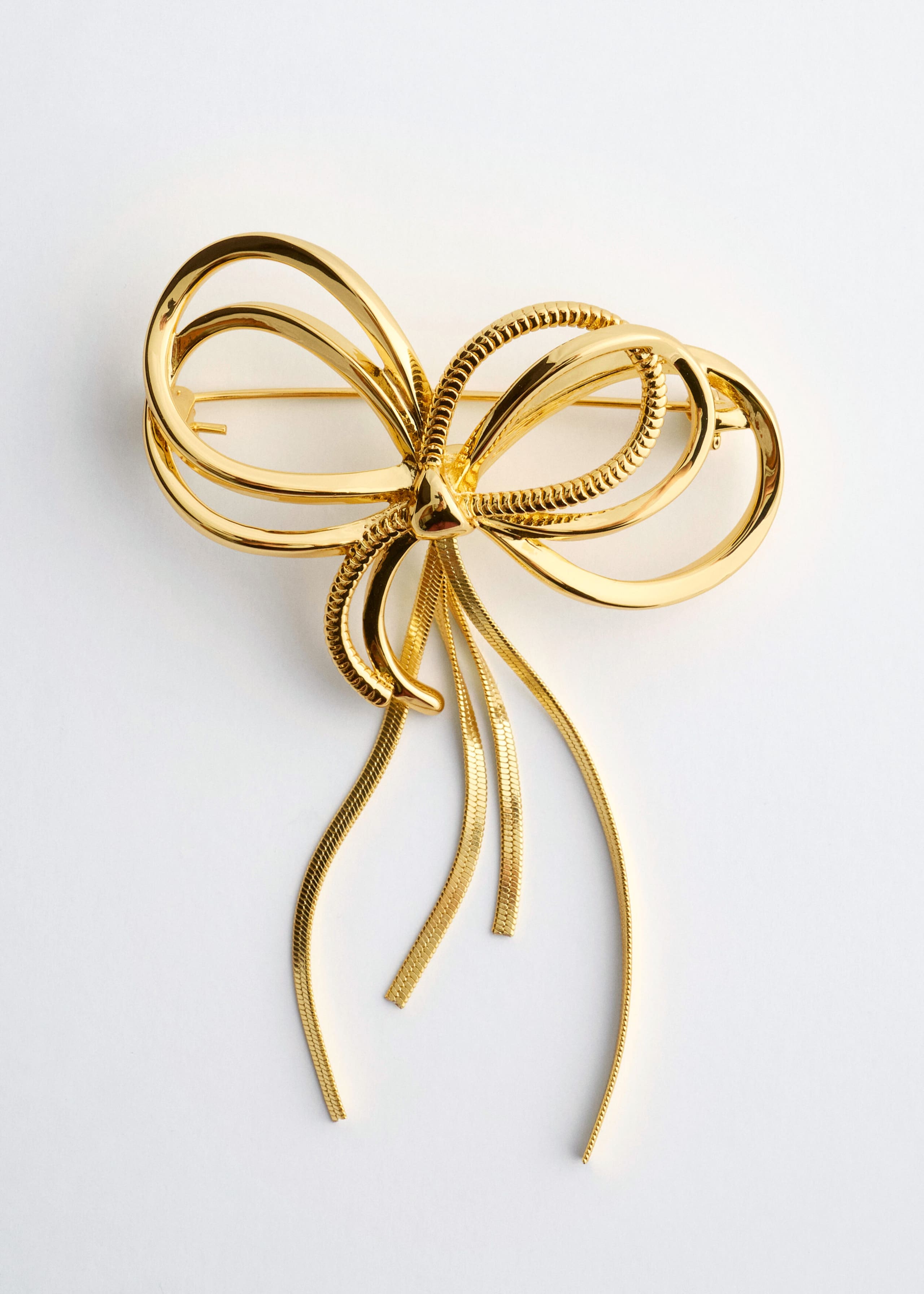 Bow Brooch - Gold - Still Life