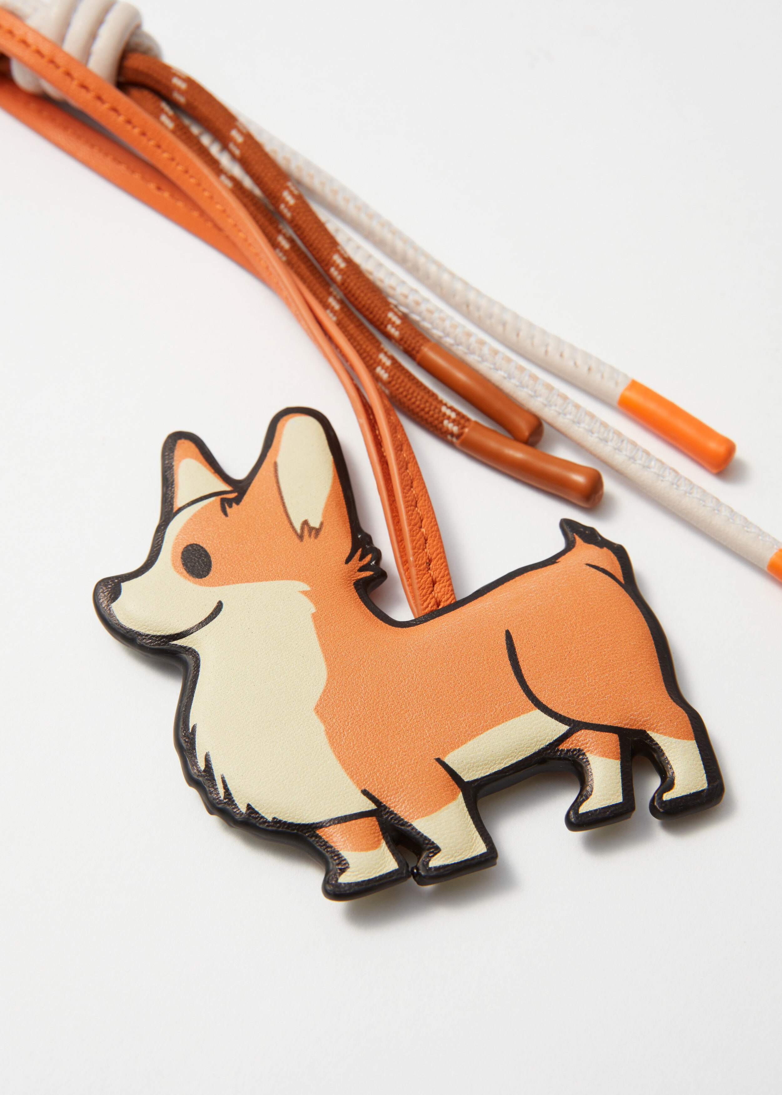 Corgi Dog-Themed Bag Charm - Brown/Orange - & Other Stories US