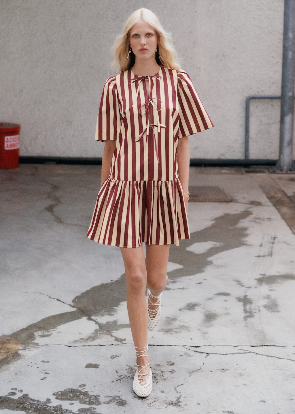 Image of Peplum Mini Dress
