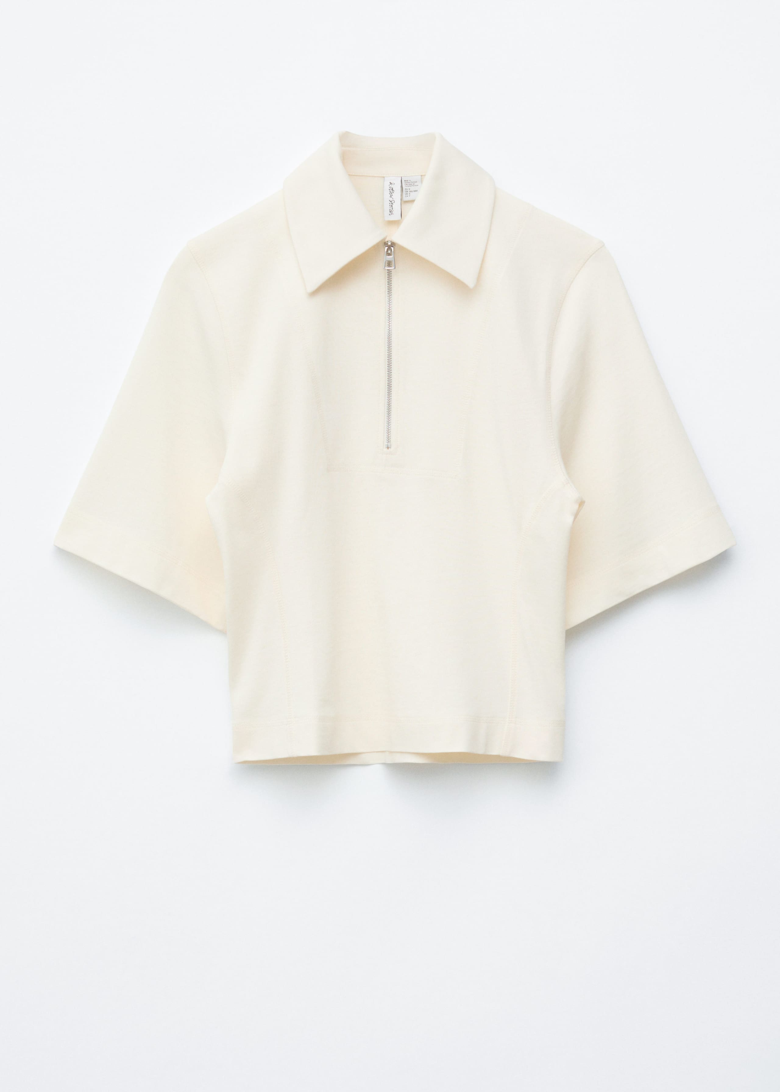 Image of Zapinana do połowy koszulka polo