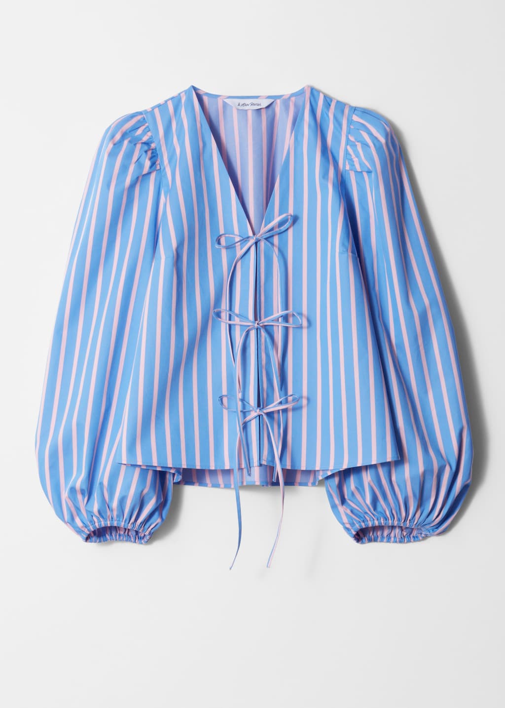 Image of Tie-Front Blouse