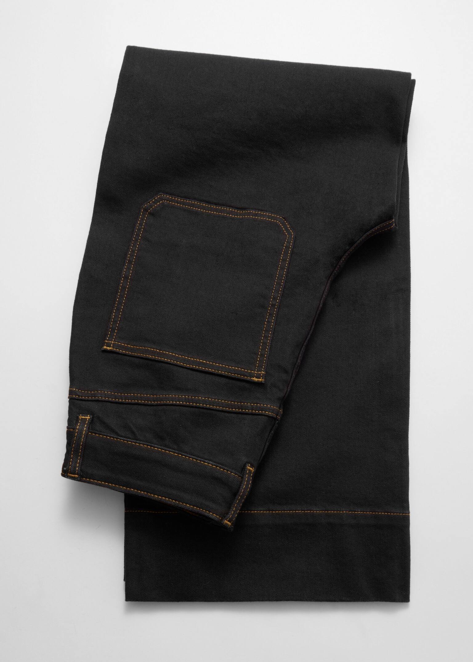 Verkürzte Jeans mit geradem Bein - Schwarz - 6