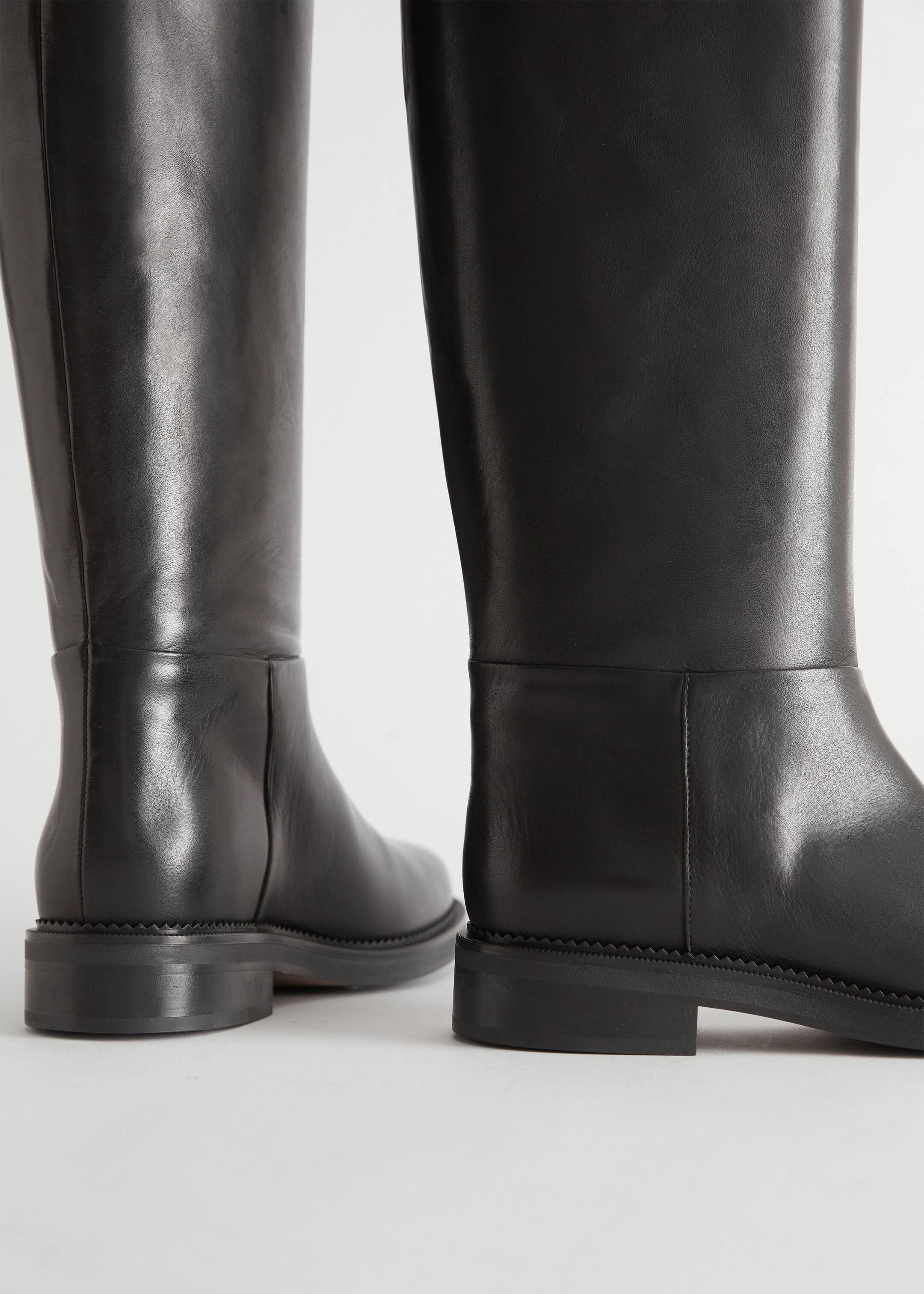 Grösseres Bild ansehen: Reitstiefel aus Leder - Schwarz - DAMEN | H&M CH 3