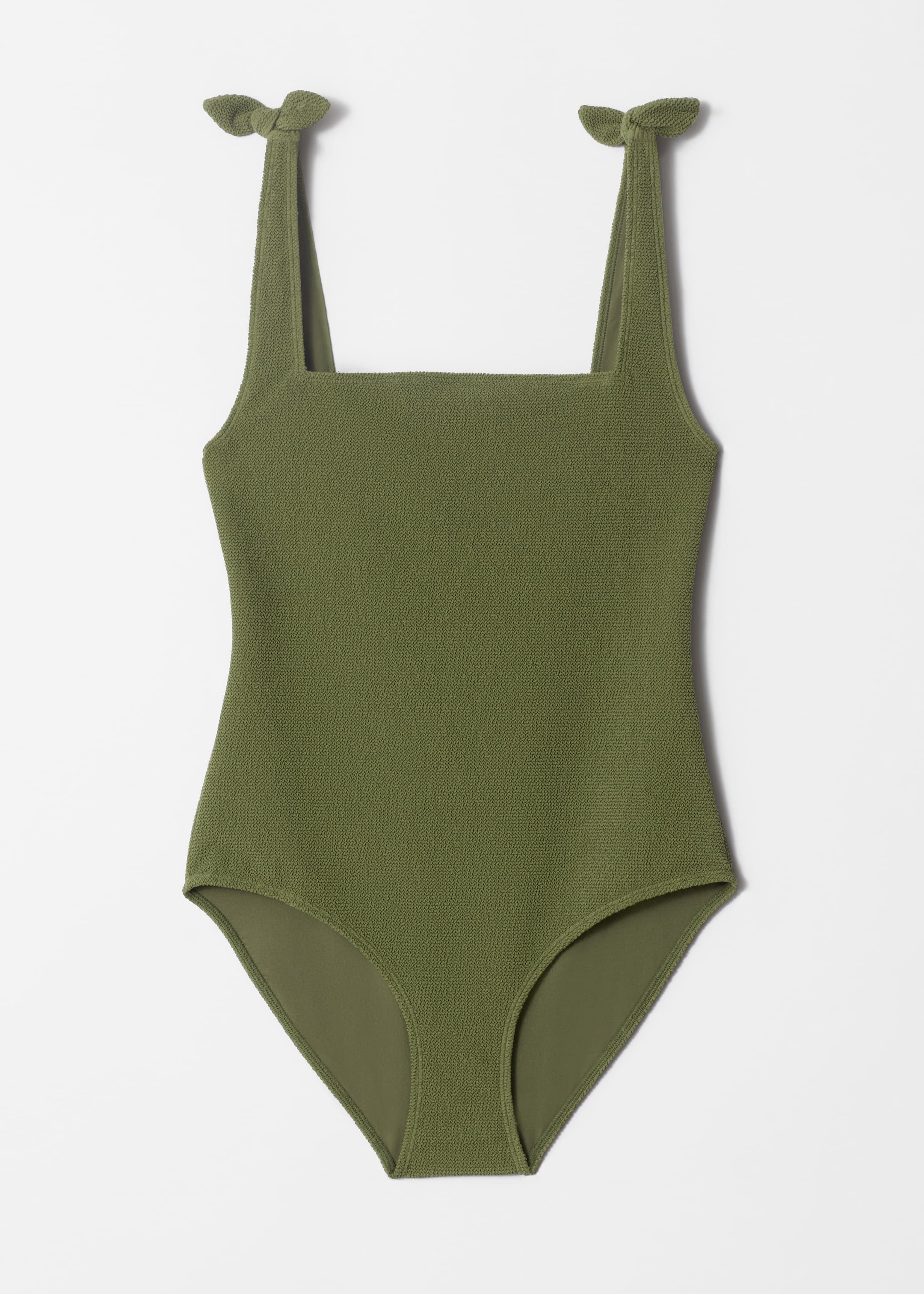 Grösseres Bild ansehen: Badeanzug mit Schleife - Khaki - DAMEN | H&M CH 1