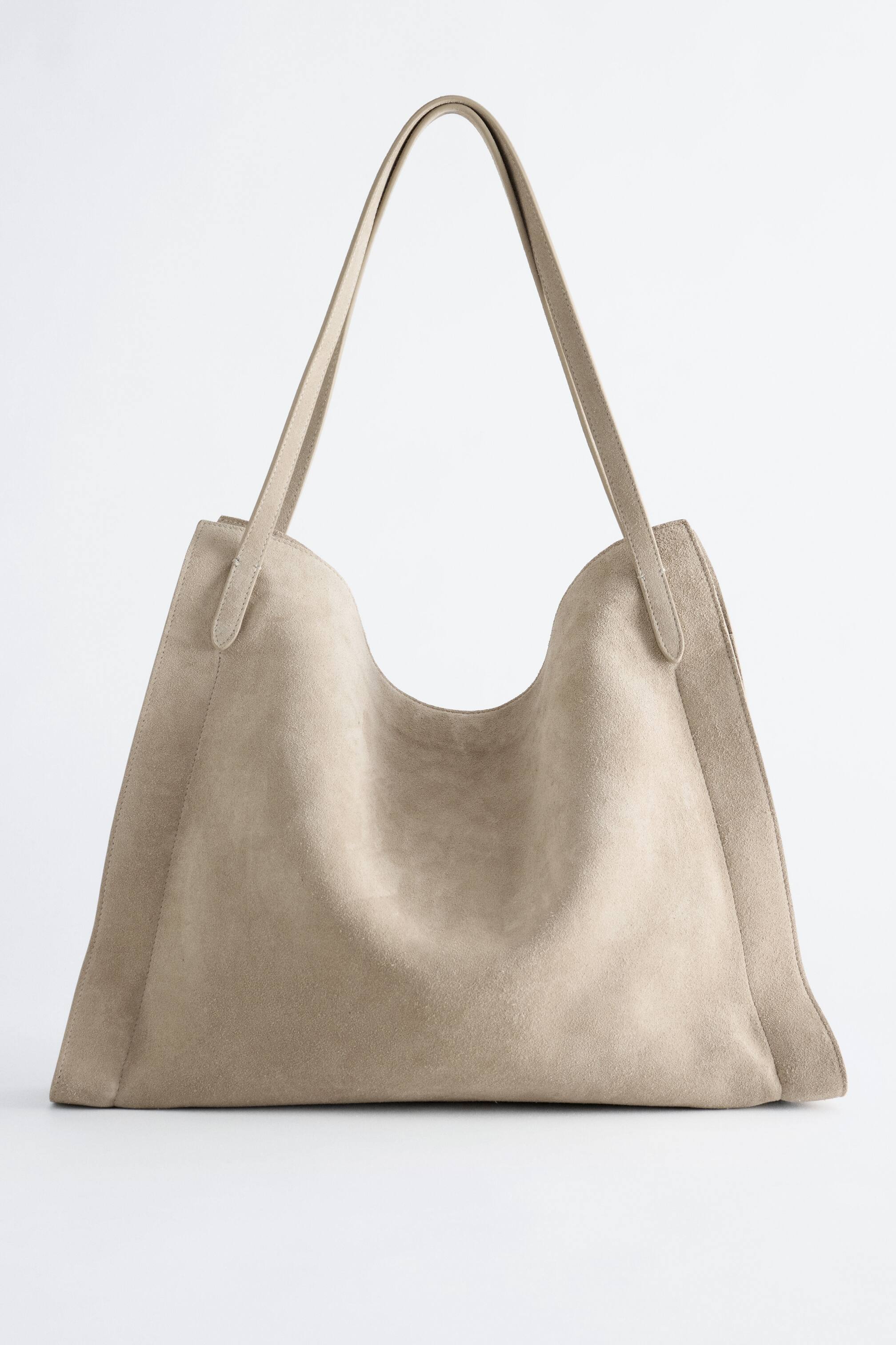 Ver imagem maior: Bolsa aberta tecido suave - Bege - SENHORA | H&M PT 1
