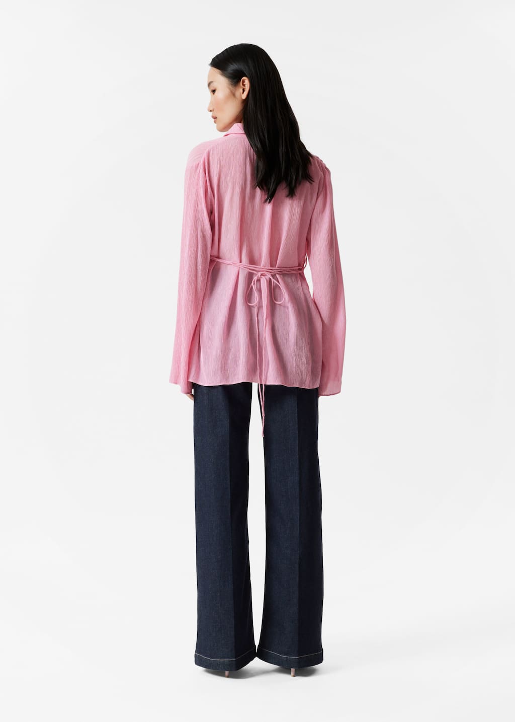 Fitted Shirt - Pink - Lookbook