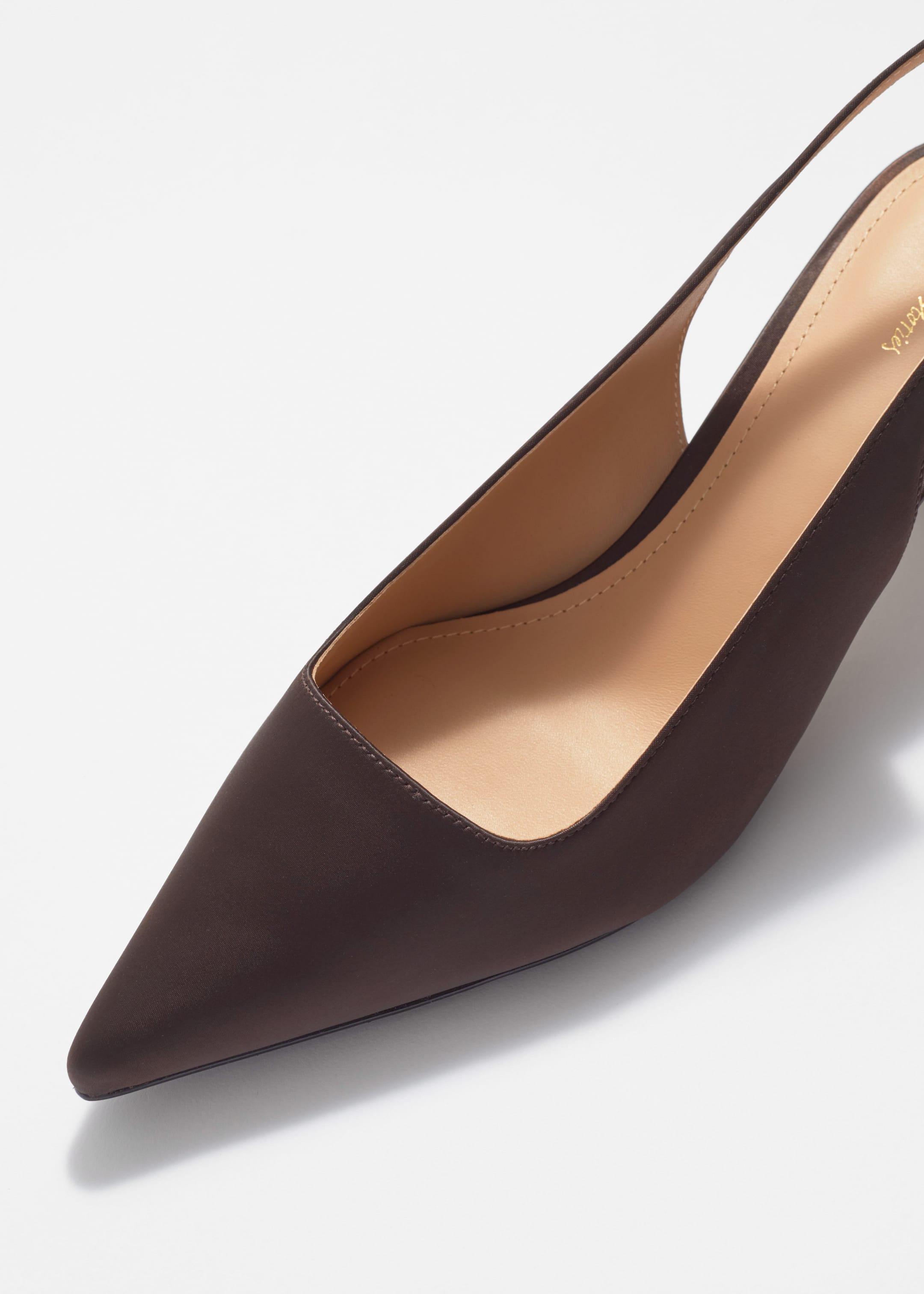 Grösseres Bild ansehen: Spitz zulaufende Pumps mit Fersenriemen - Mahagoni - DAMEN | H&M CH 3