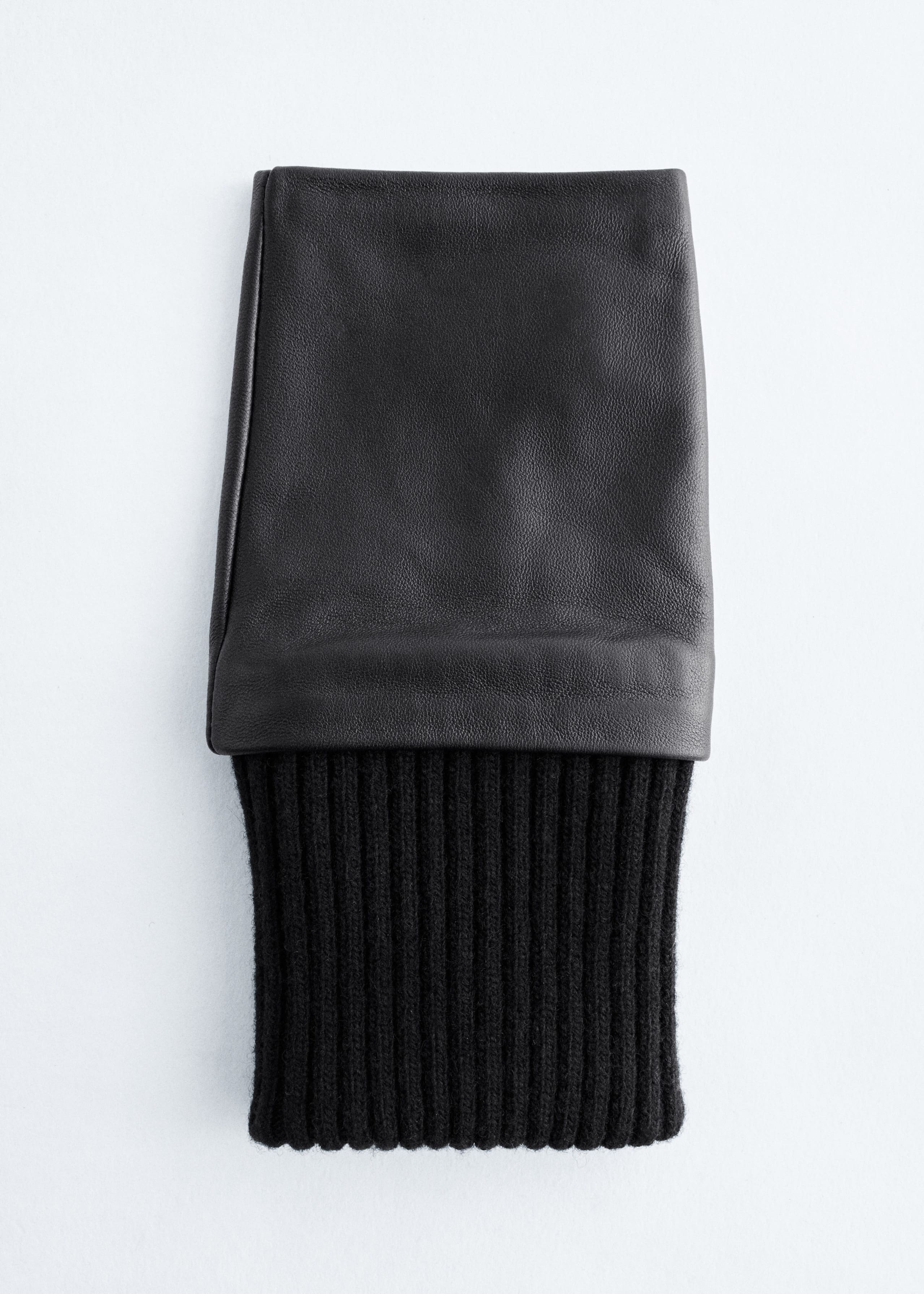 Image of Fingerlose Fäustlinge aus Leder