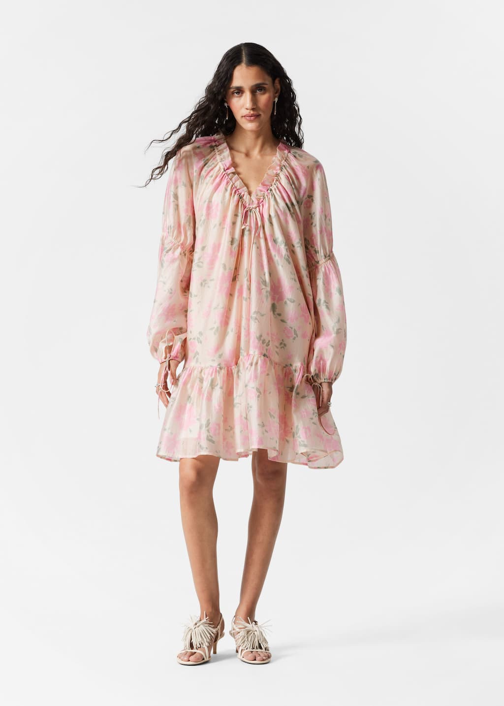 Image of Flounced Mini Dress