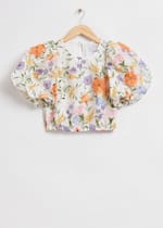 White Embroidered