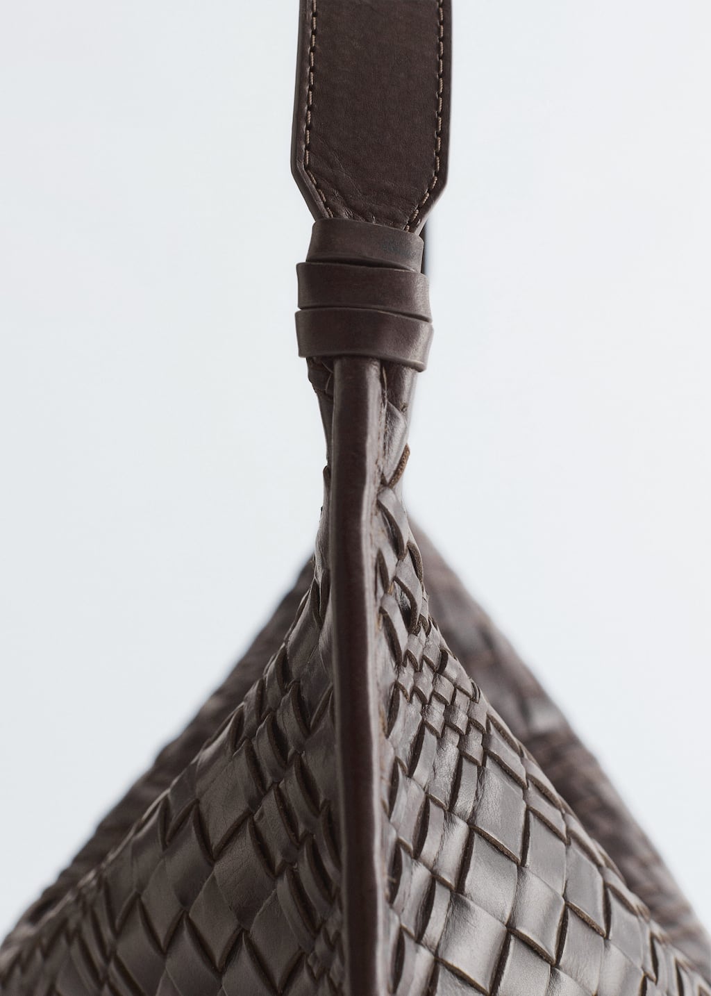 Image of Interwoven Leather Tote Bag