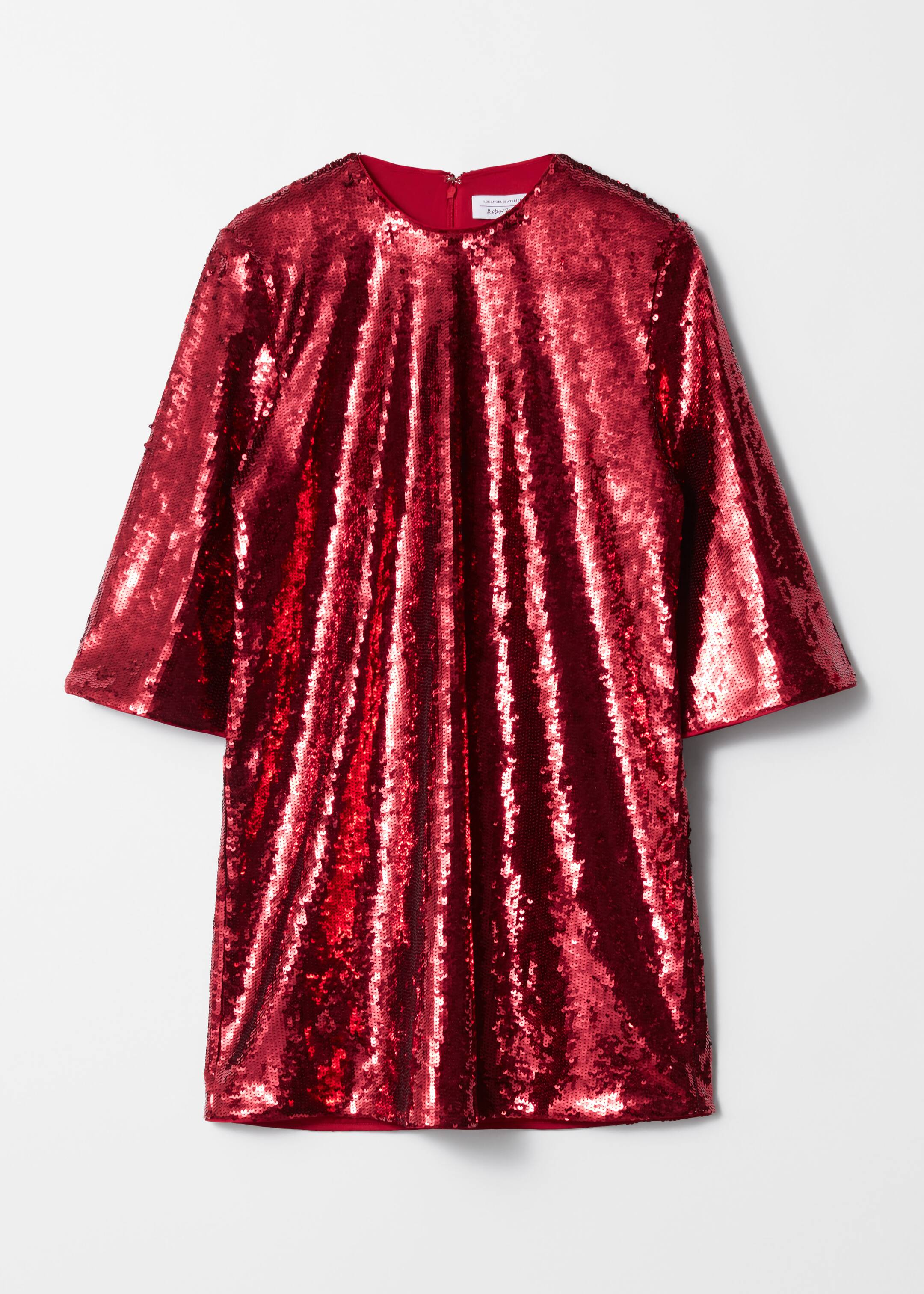 Größeres Bild anzeigen: Mini-Etuikleid mit Pailletten - Rot - Ladies | H&M AT 1