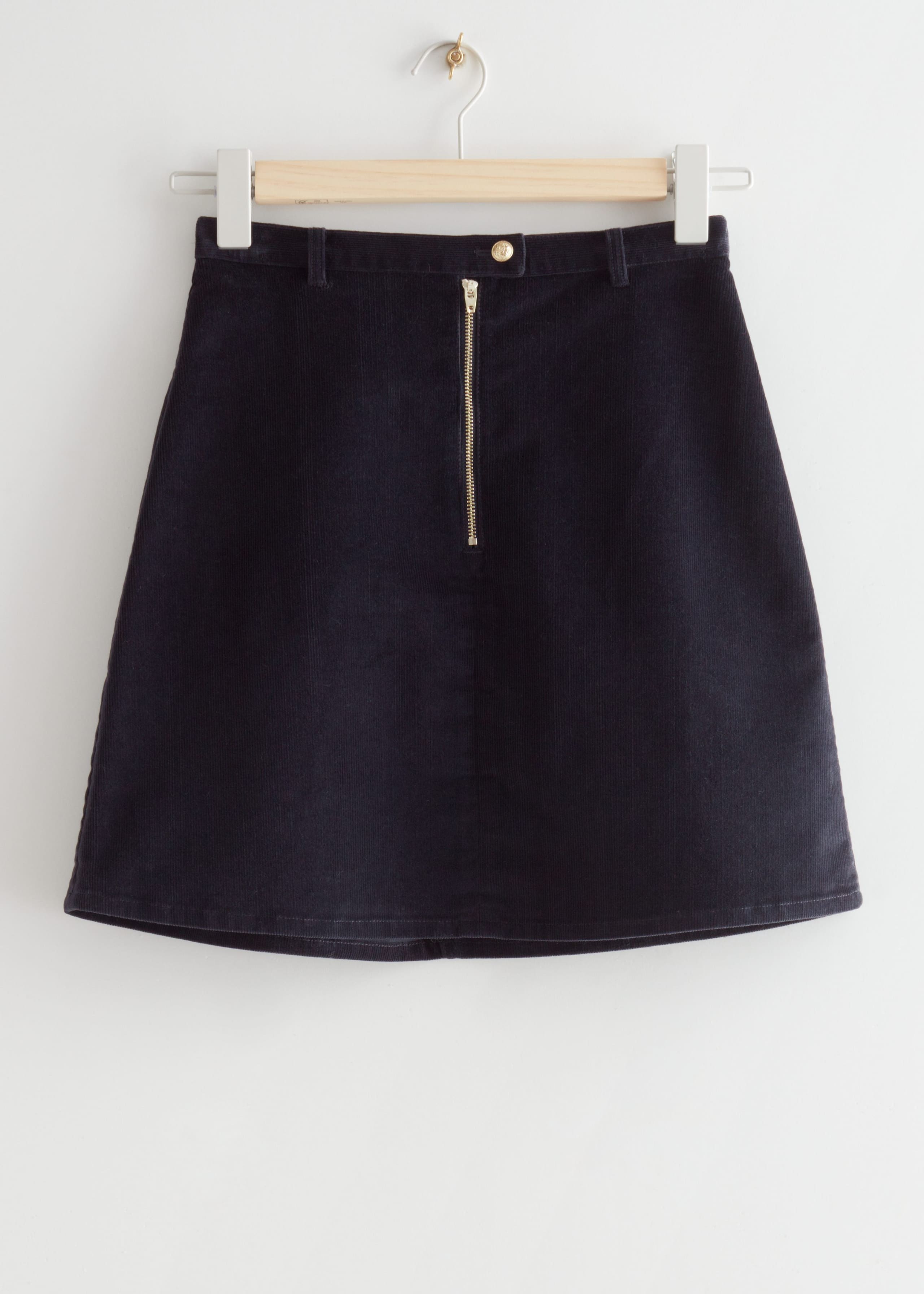 Corduroy Mini Skirt