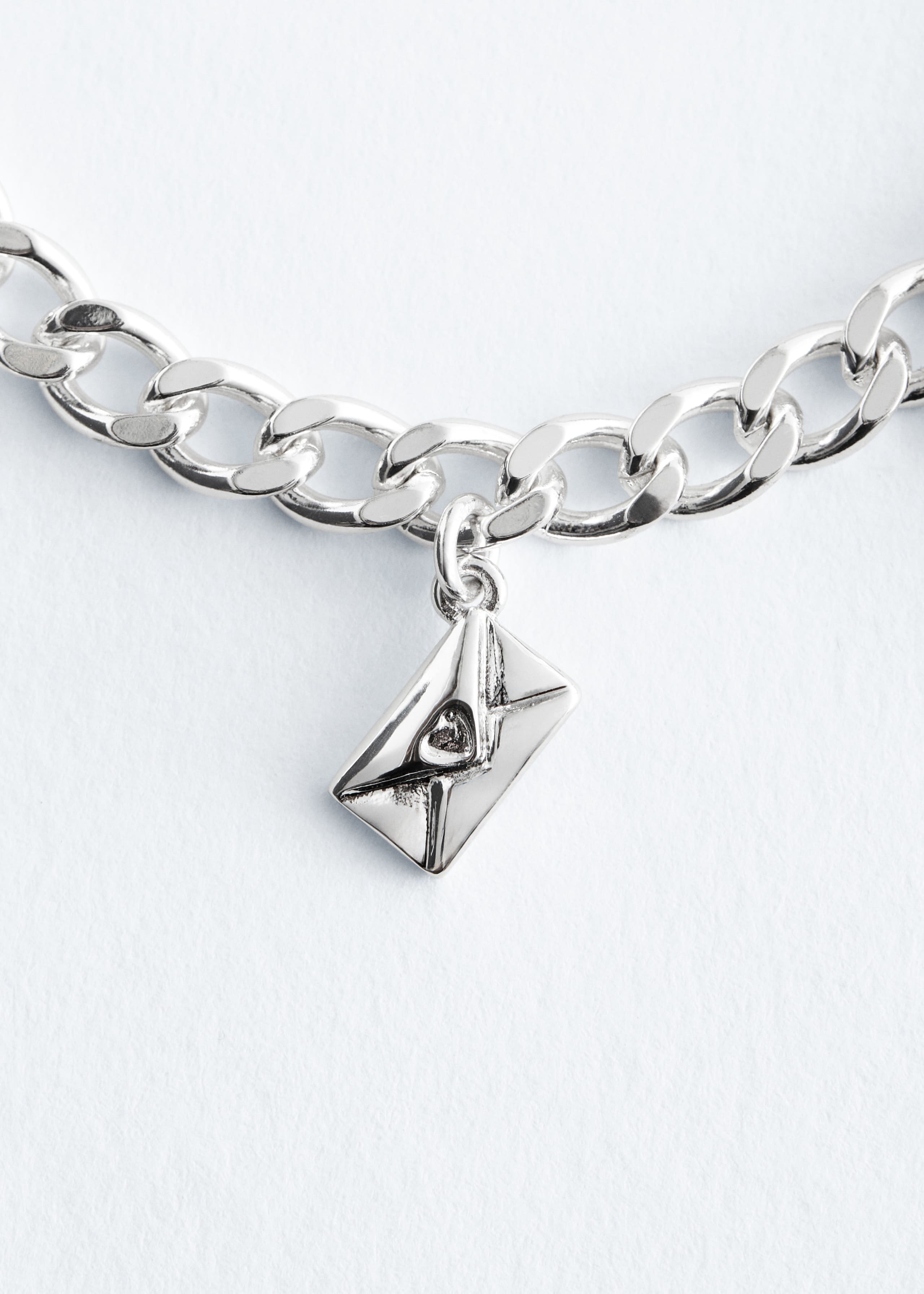Image of Curb Chain Charm Bracelet