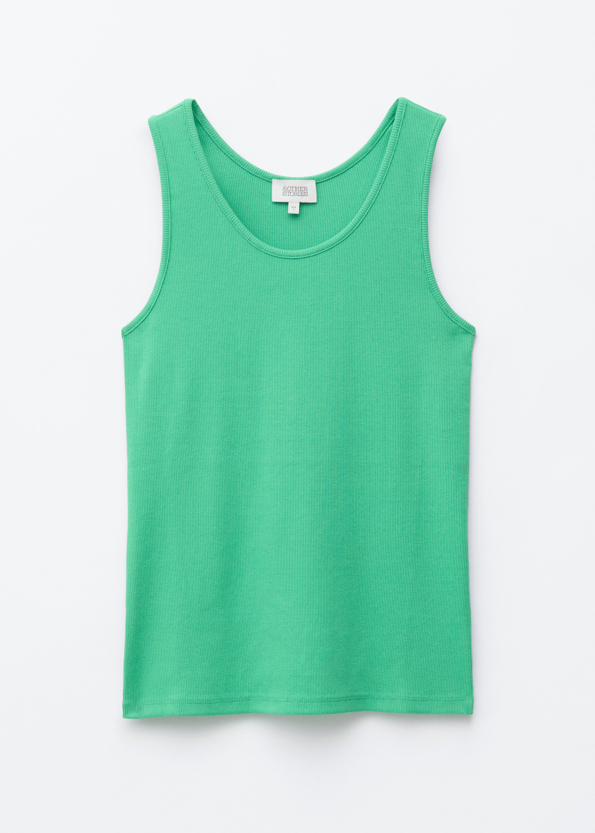Ribbed Cotton Tank Top