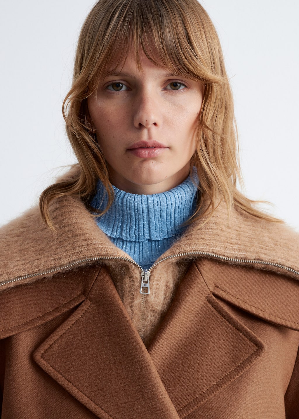 Image of Veste en laine à double boutonnage