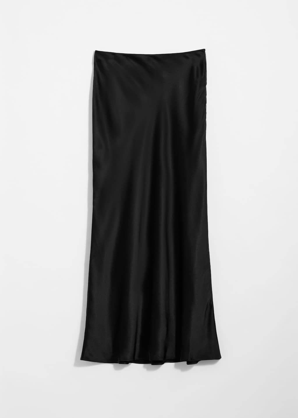 Image of Jupe longue en satin