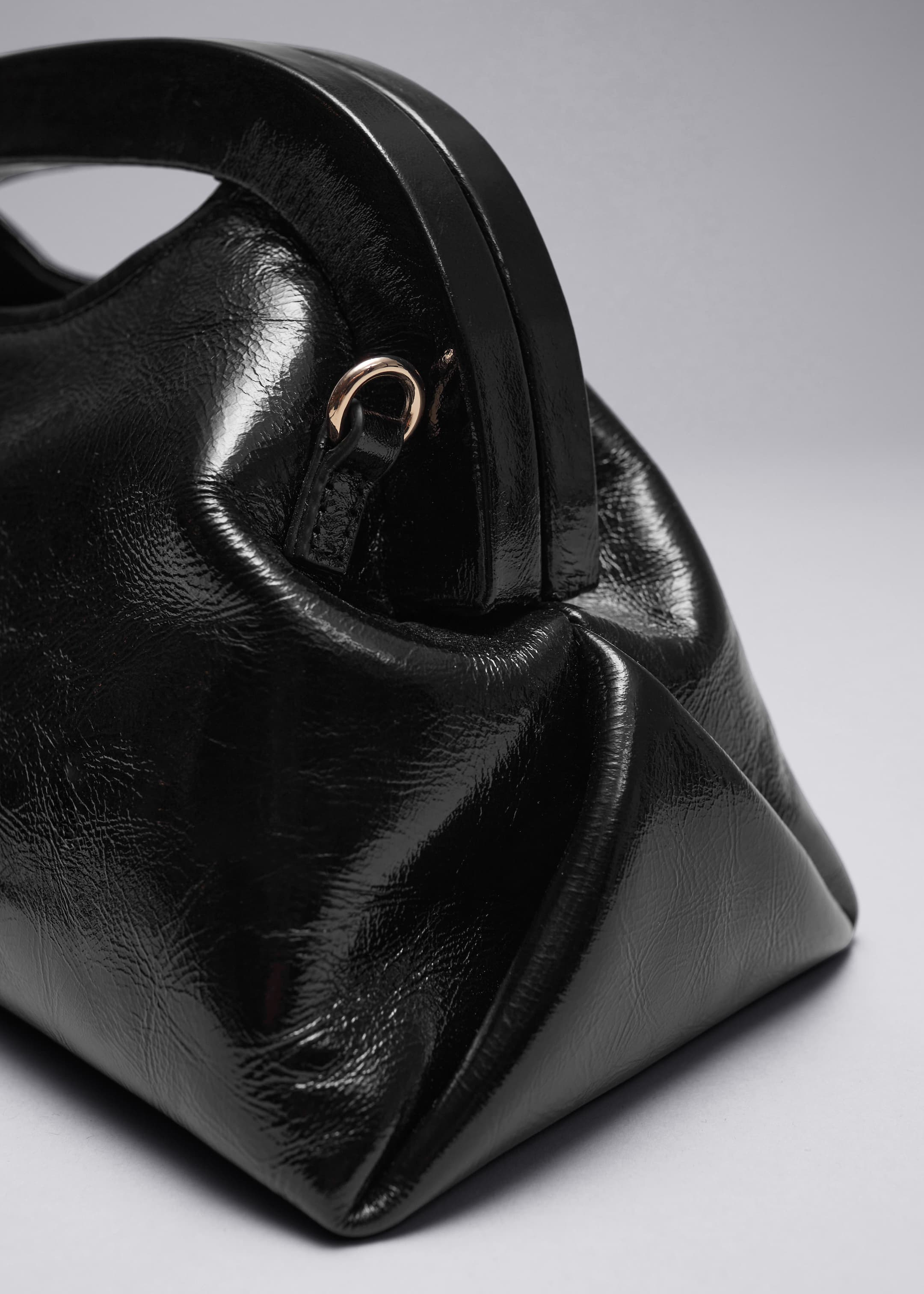 View larger image: Leather Clutch Bag - Black - Ladies | H&M GB 3