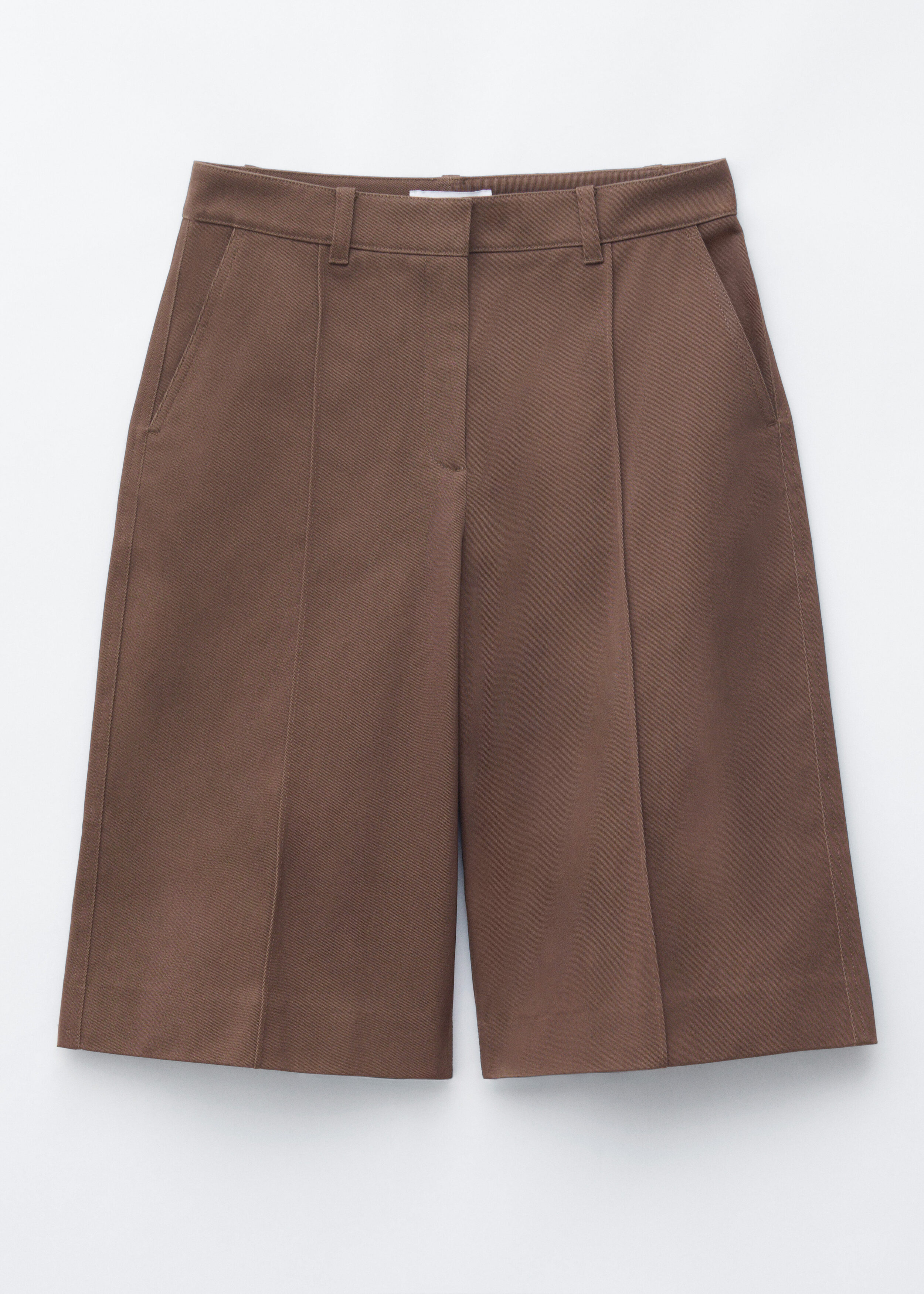 Tailored Cotton Bermuda Shorts