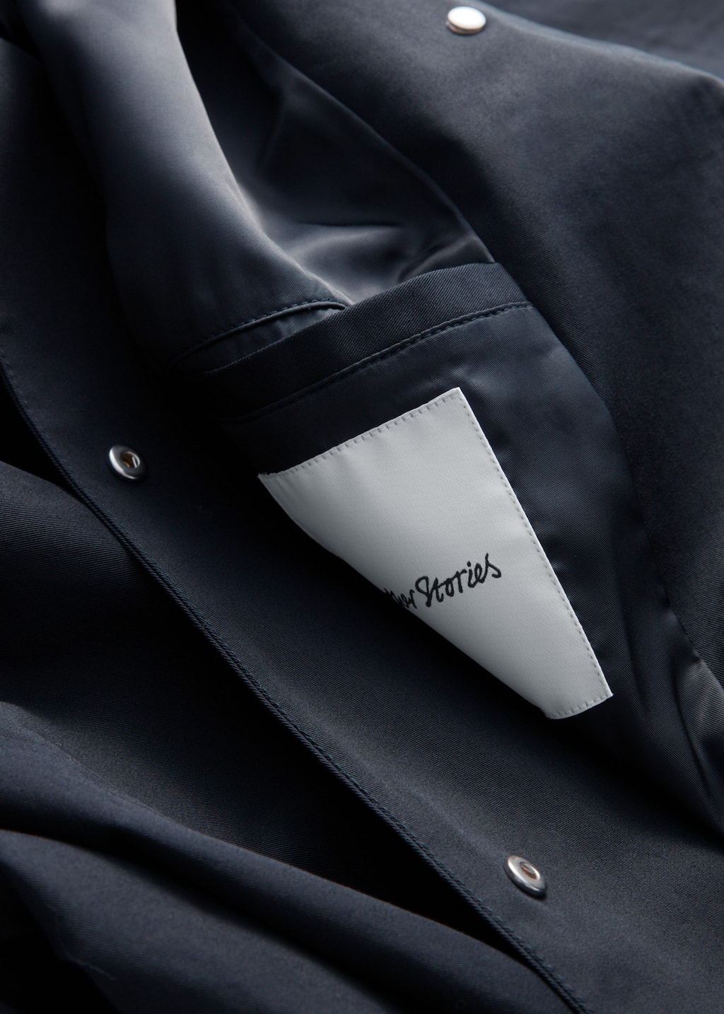 Image of A-Linien-Jacke mit Tunnelkragen