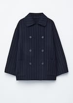 Navyblau/Nadelstreifen
