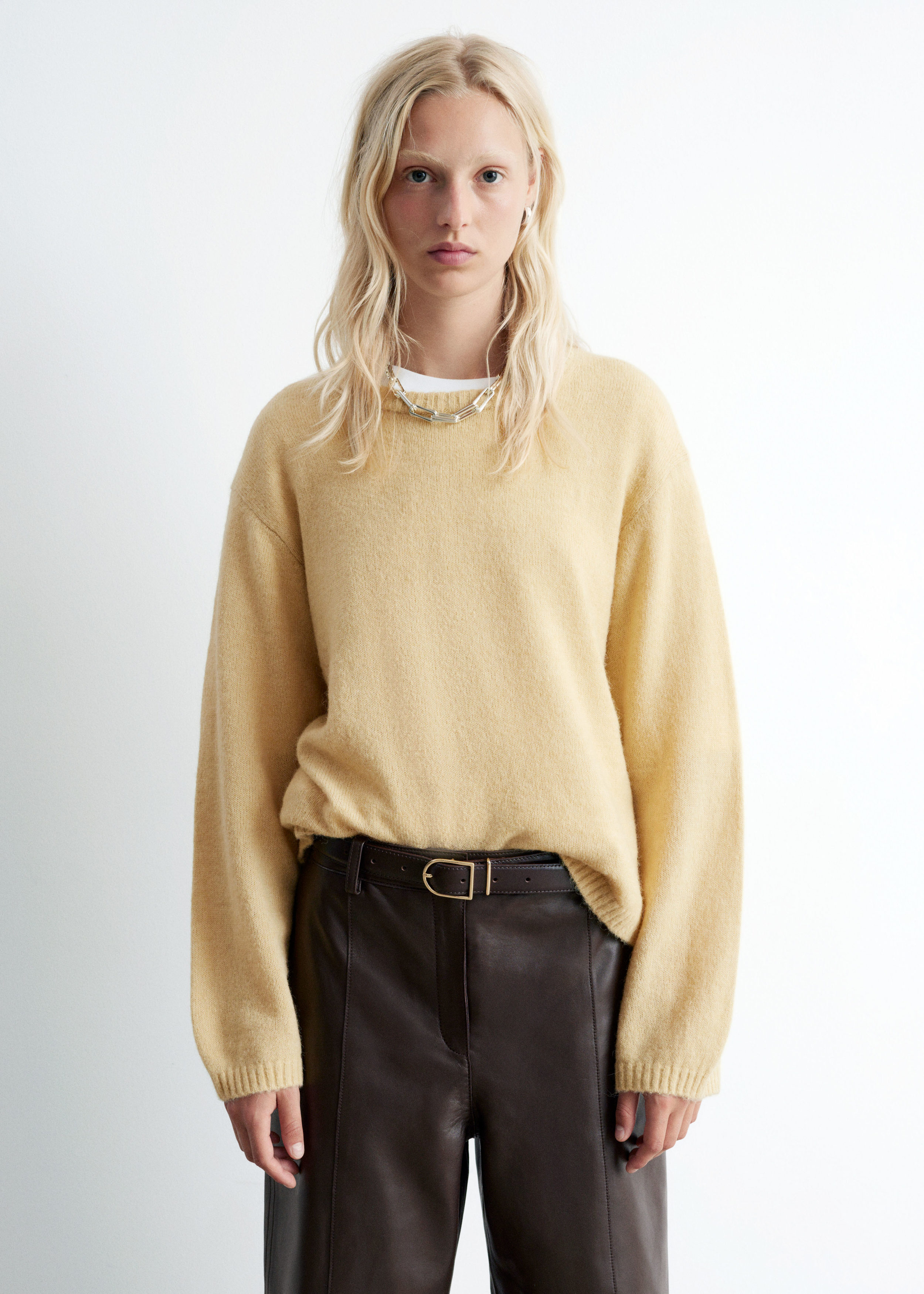 KnittedAlpaca-BlendSweater