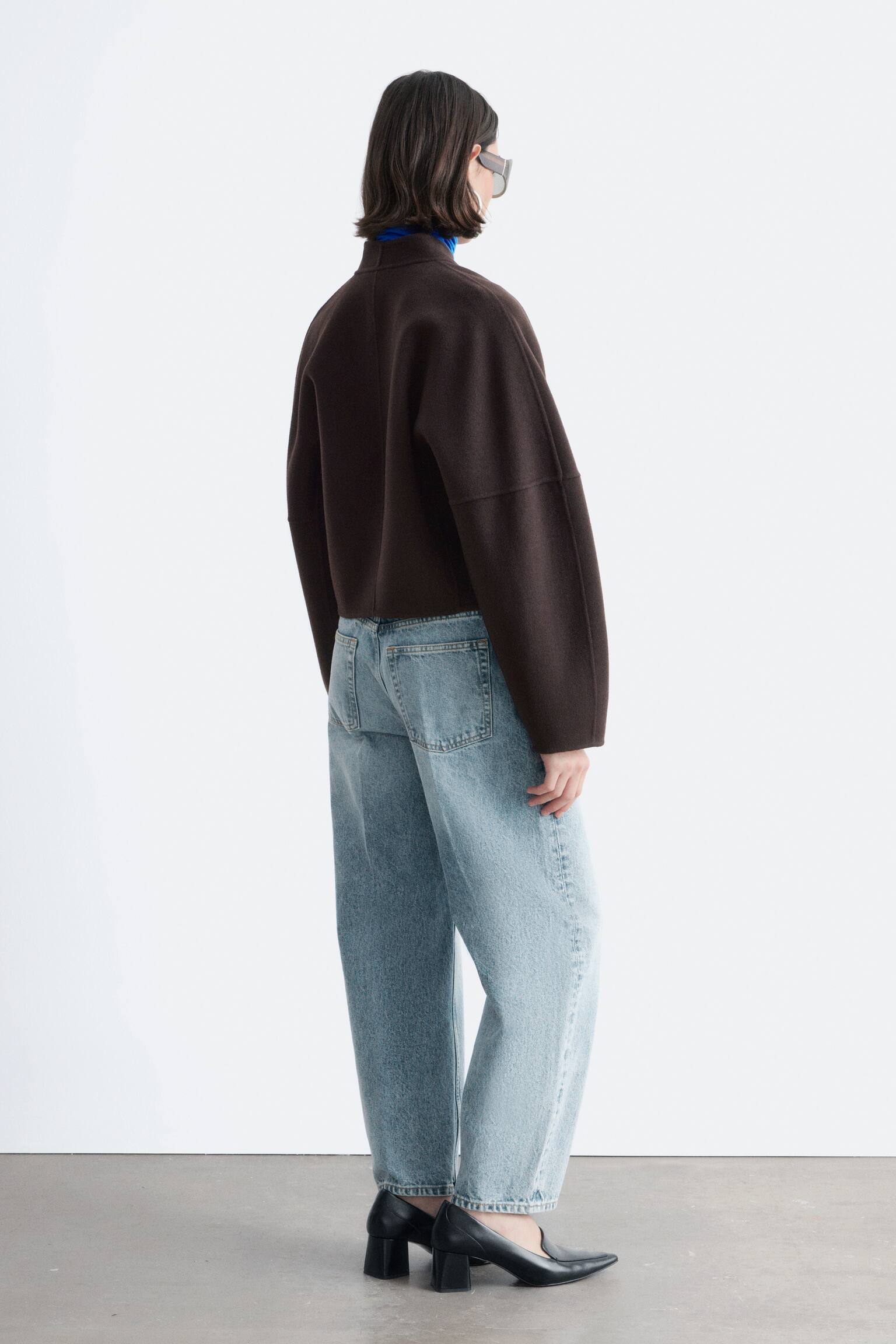 Wollen doublé jas - Bruin/Bruin - 3