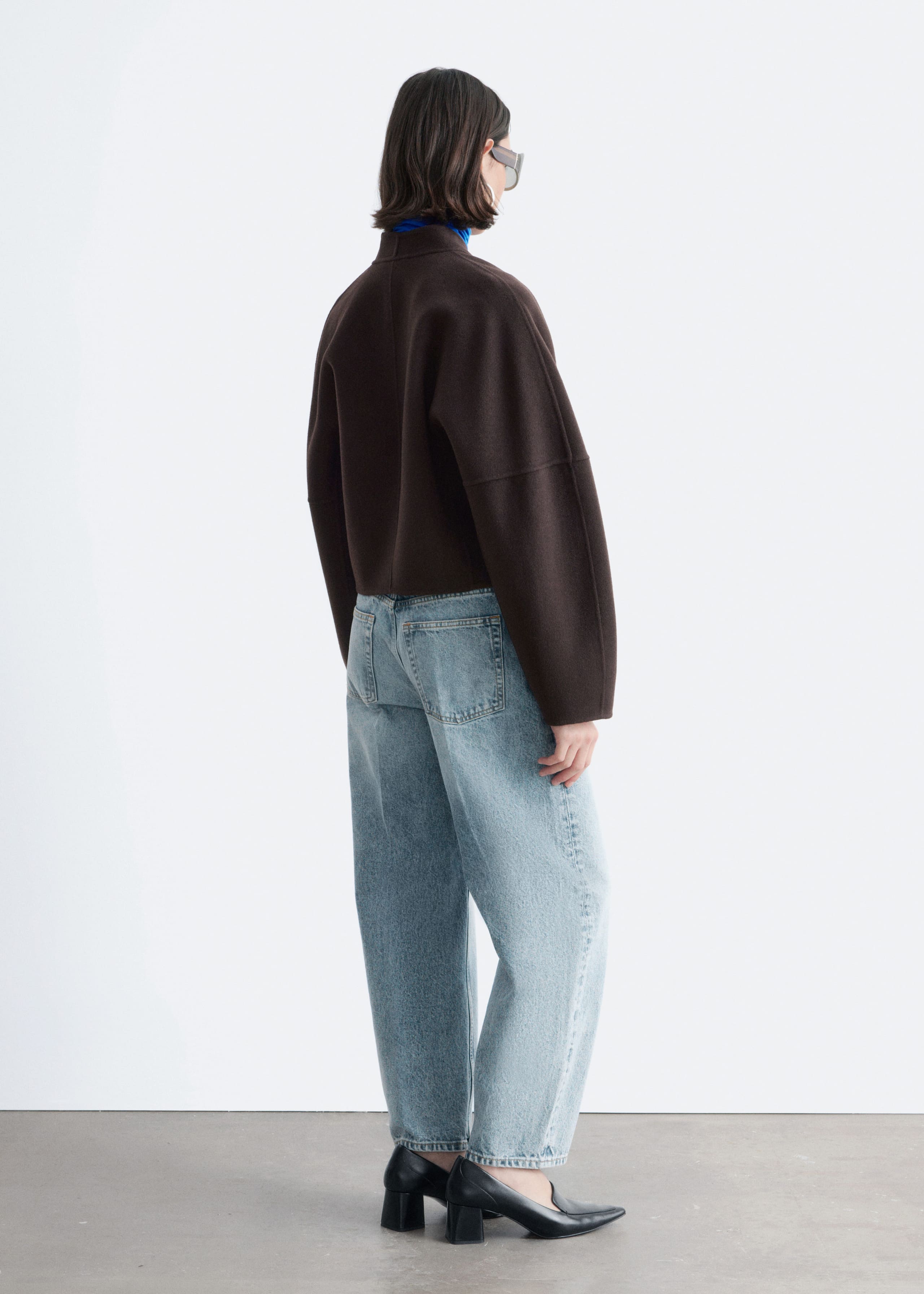 Wool Doublé Jacket - Brown - Lookbook