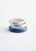 Silver/Blue