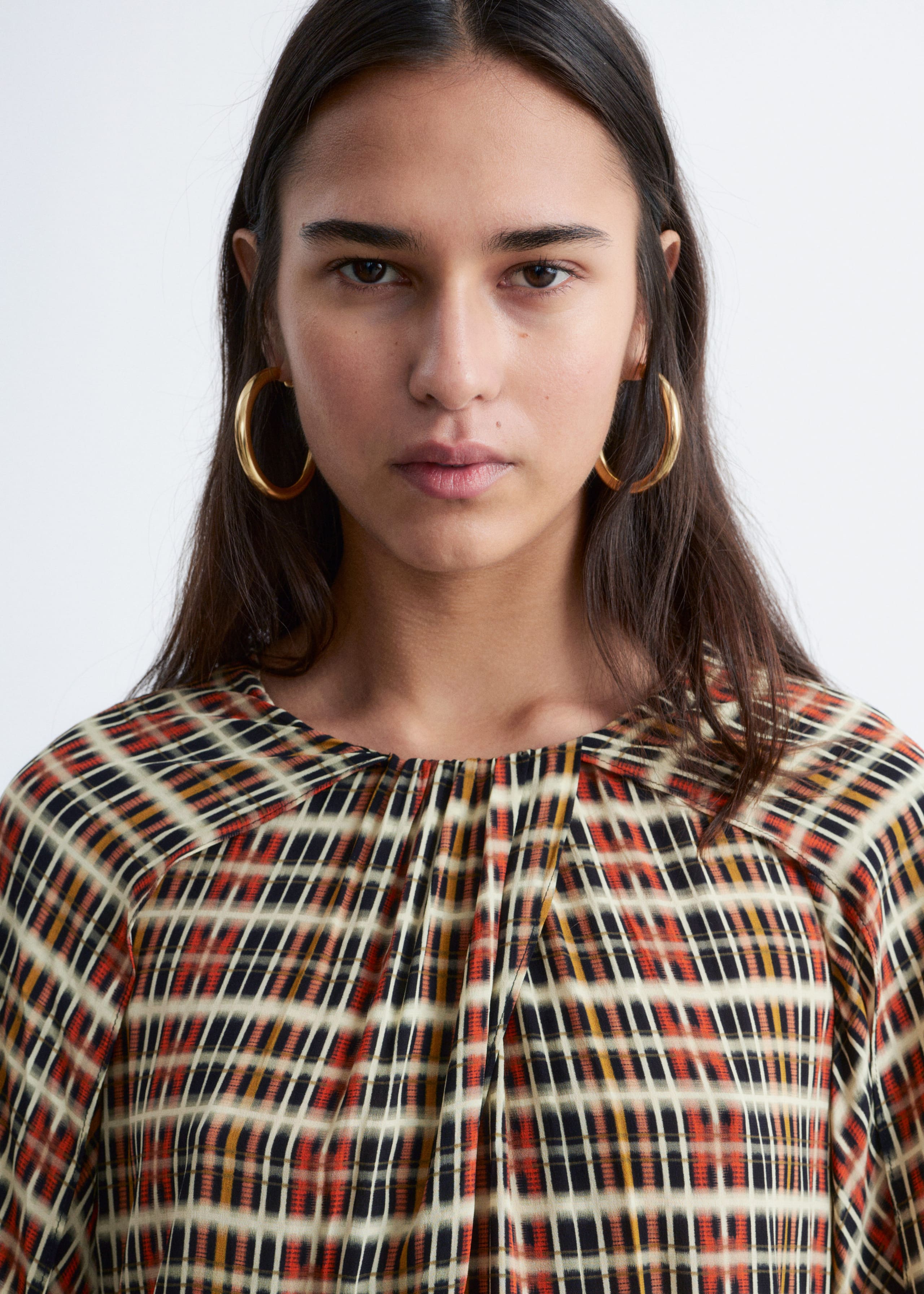 Image of Robe courte style cape