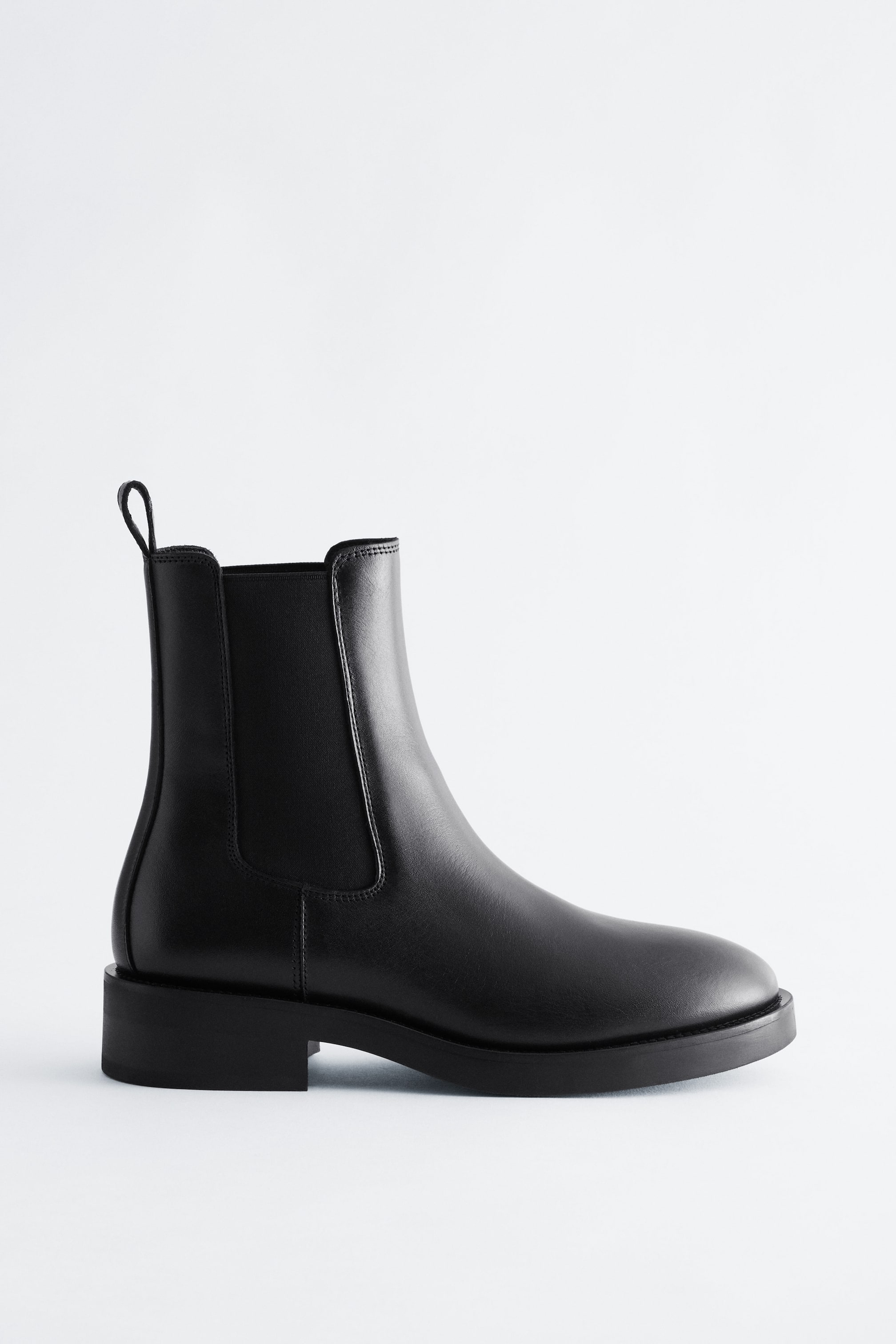 Größeres Bild anzeigen: Leather Chelsea Boots - Black - Ladies | H&M AT 1