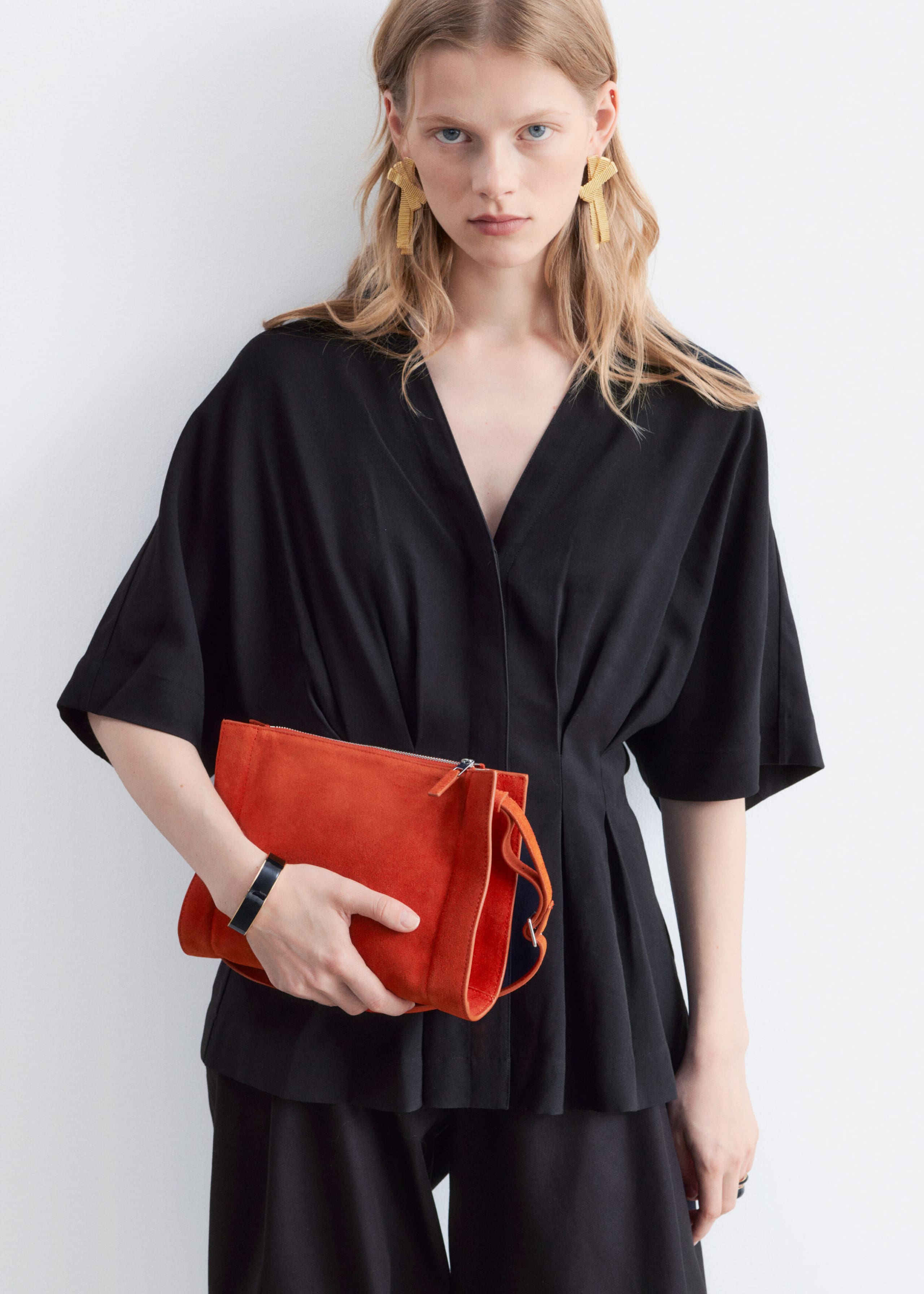 Mini Crossbody Bag - Bright Orange - Lookbook