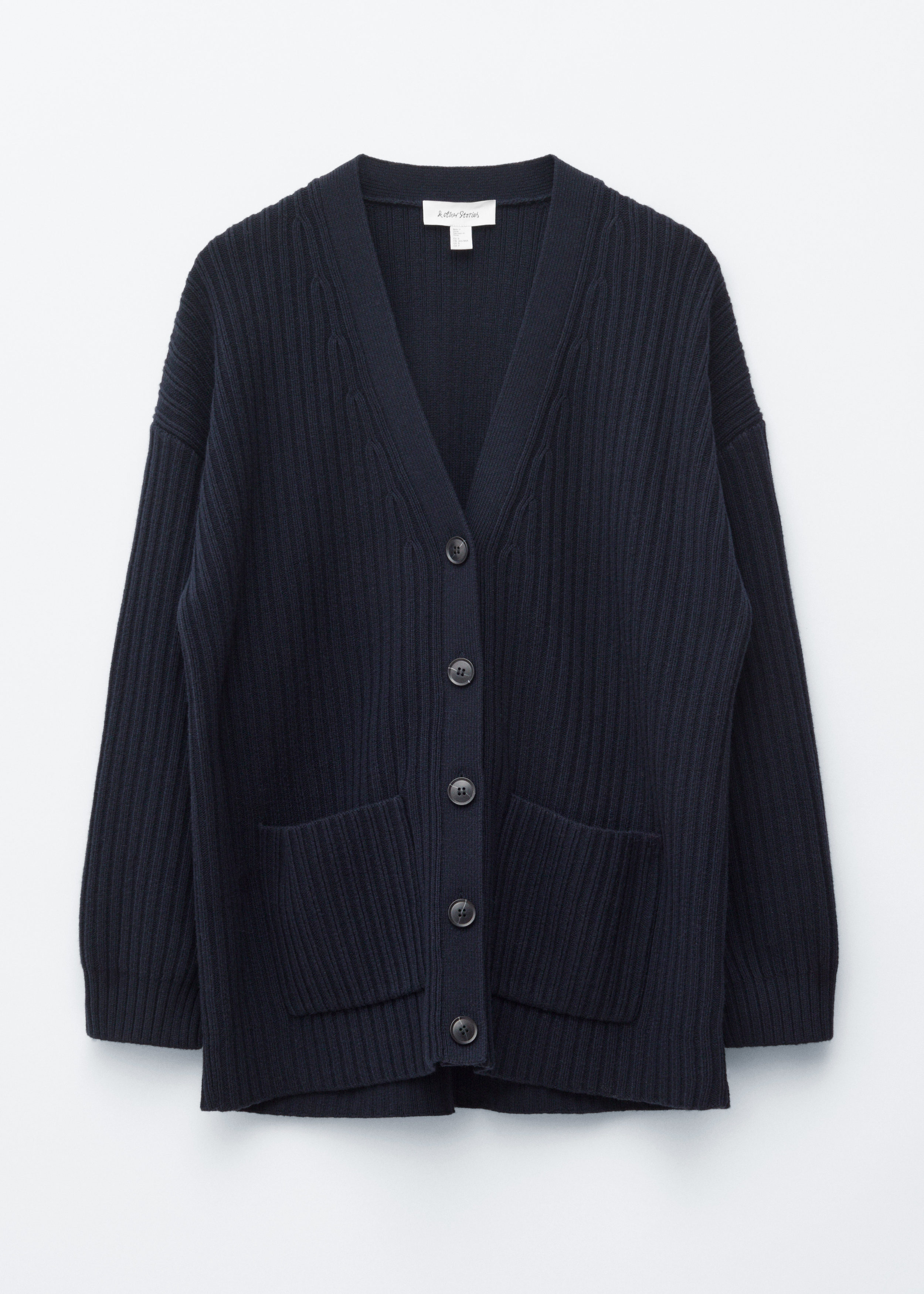 トップス Rib Knit Cardigan The FIX Women's Mocha & Chocolate Knit Rib Cardigan | Bash