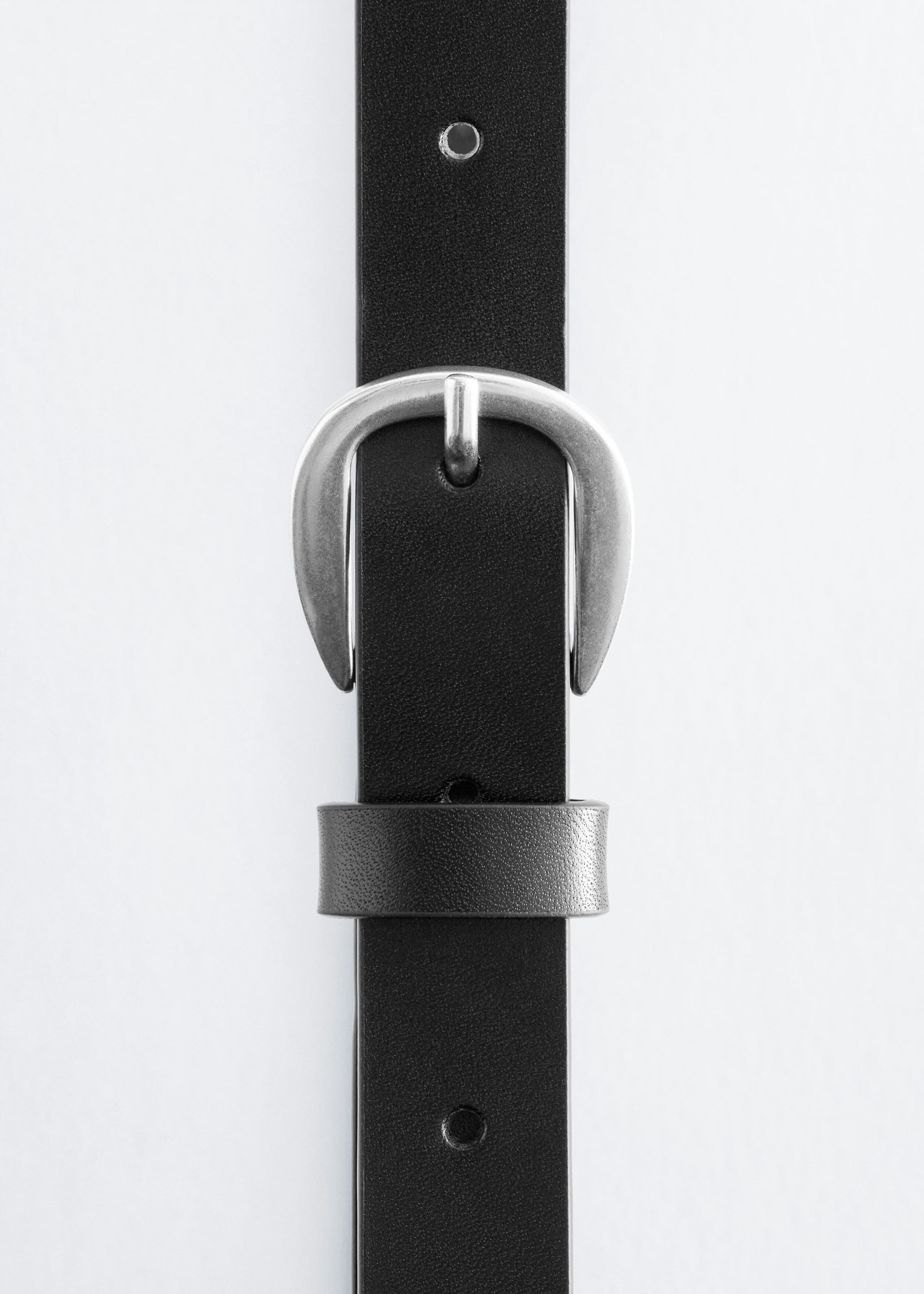 Thin Leather Belt - {{variantName}} - Descriptive Detail