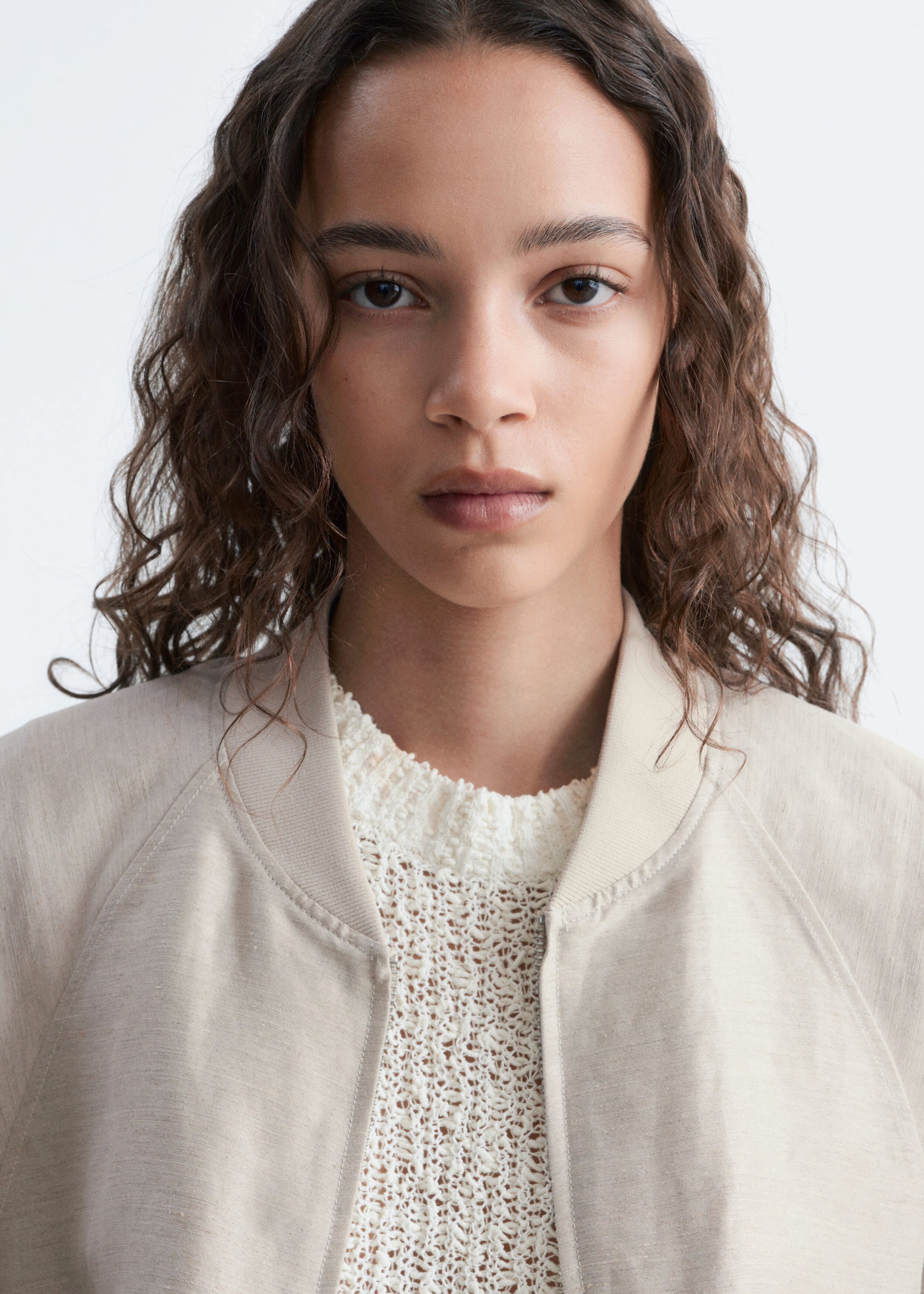 Linen-Blend Jacket - Beige - Lookbook