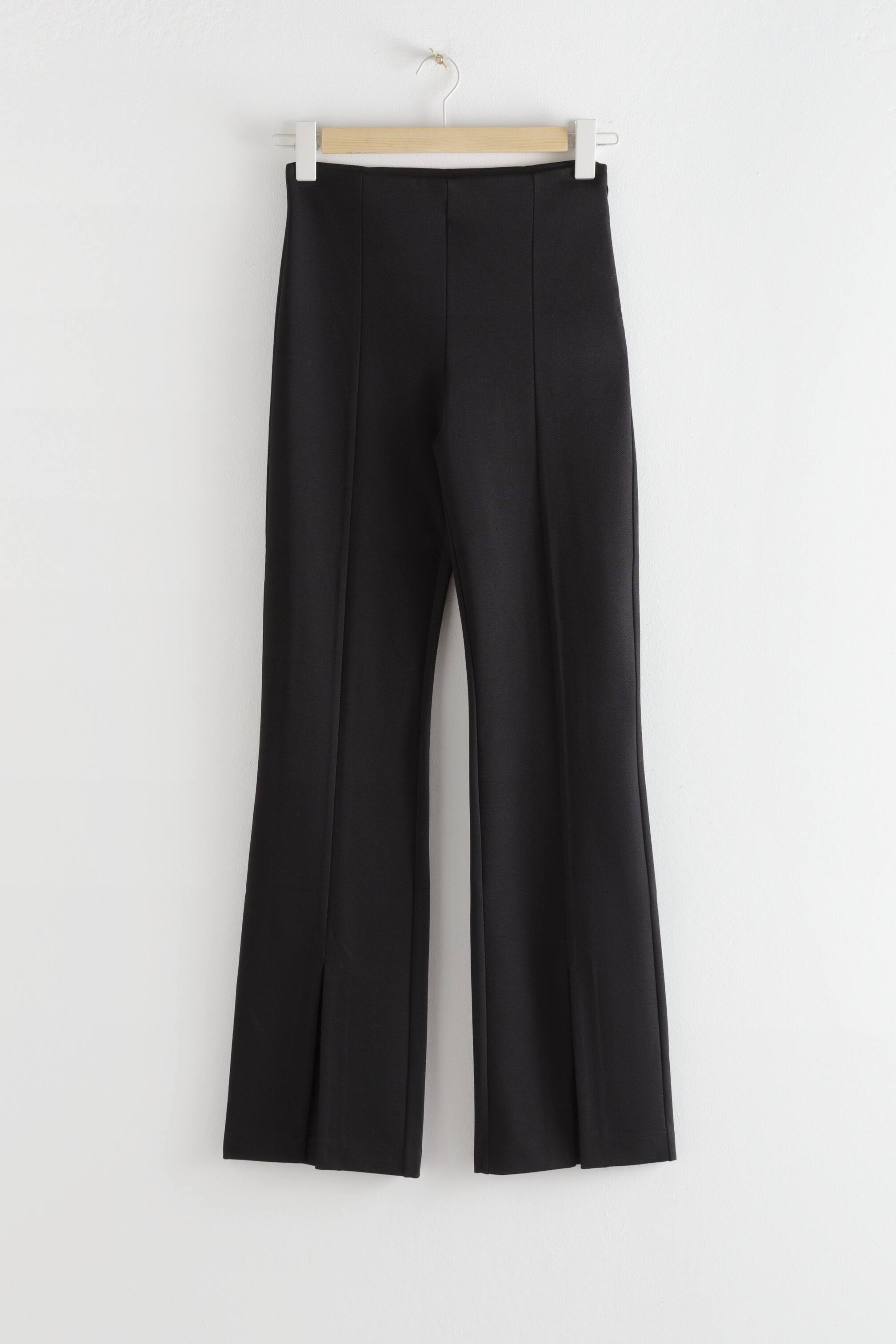 Vis større bilde: Front Slit Trousers - Svart - Ladies | H&M NO 1