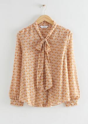 Orange Butterfly Print